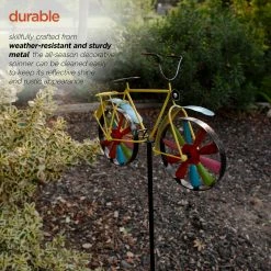 New ๐ Alpine Corporation 42" Tall Outdoor Metal Bicycle Wind Spinner Garden Stake Decoration, Multicolor ๐ 19 New ๐ Alpine Corporation 42" Tall Outdoor Metal Bicycle Wind Spinner Garden Stake Decoration, Multicolor ๐ -Alpine Corporation Sales Alpine Corporation Bicycle Windmill2C Outdoor2C 4222 Tall 6
