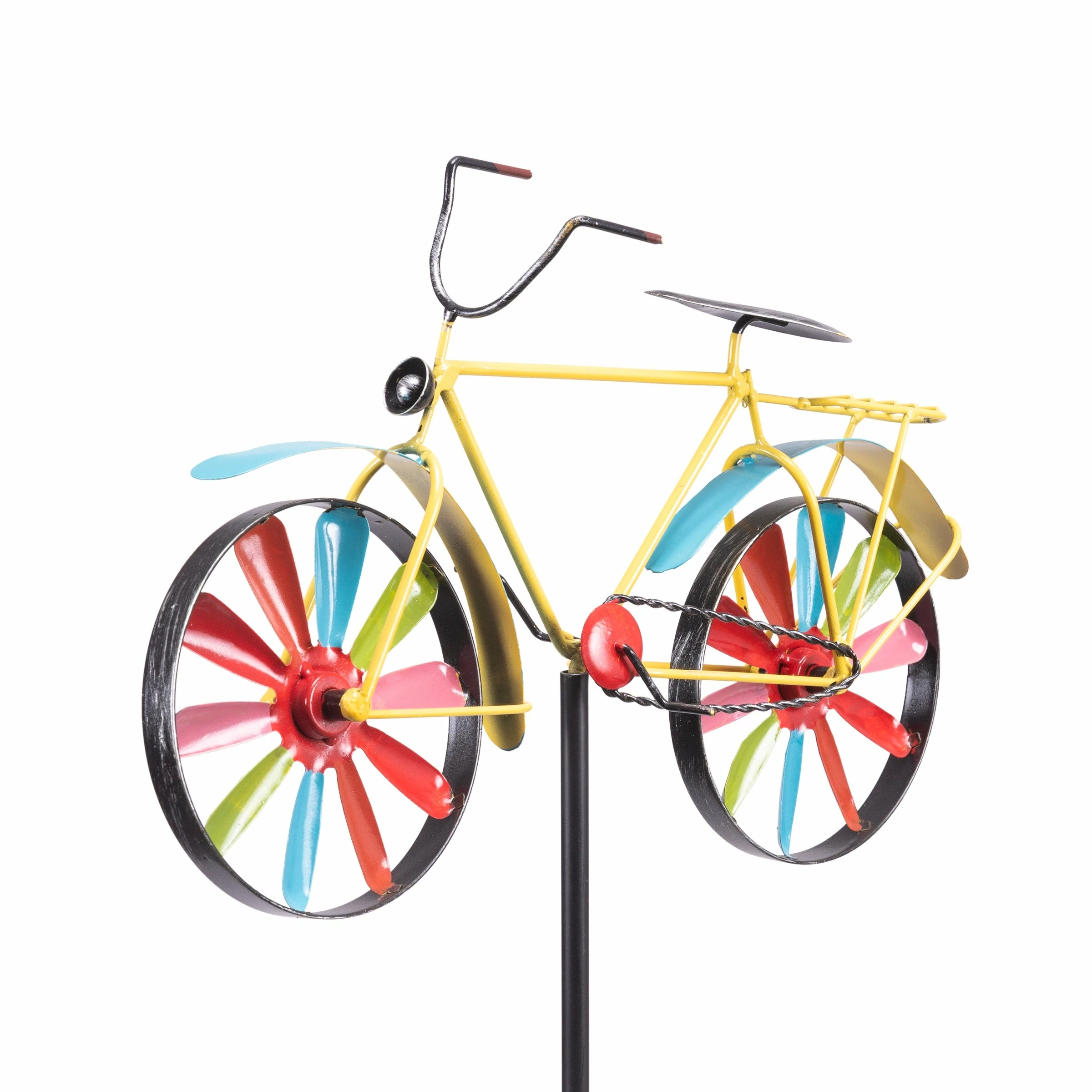 New ๐ Alpine Corporation 42" Tall Outdoor Metal Bicycle Wind Spinner Garden Stake Decoration, Multicolor ๐ 11 New ๐ Alpine Corporation 42" Tall Outdoor Metal Bicycle Wind Spinner Garden Stake Decoration, Multicolor ๐ - Image 9