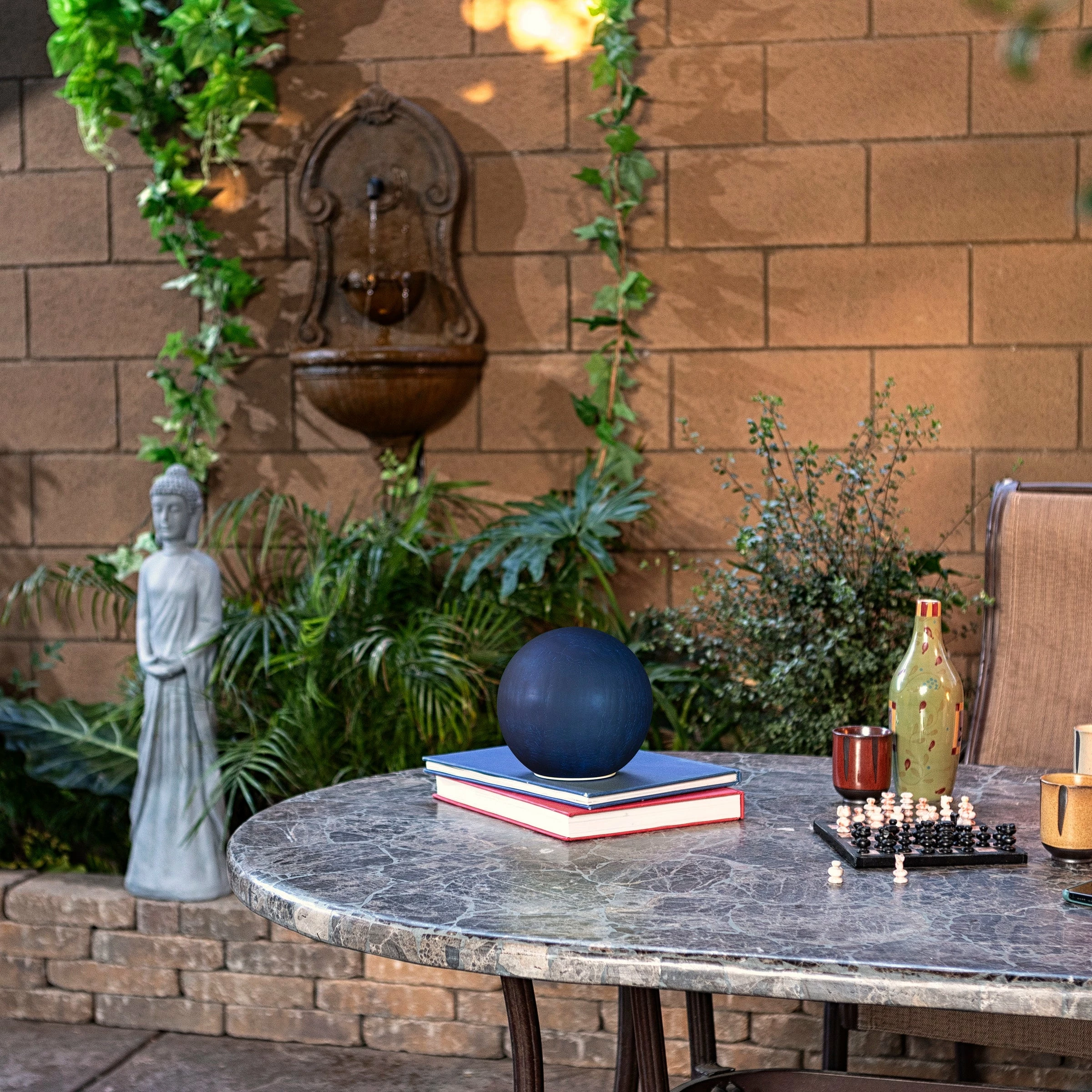 New π Alpine Corporation 7" Diameter Indoor/Outdoor Glass Gazing Globe Yard Decoration With LED Lights, Blue π₯° - Image 8