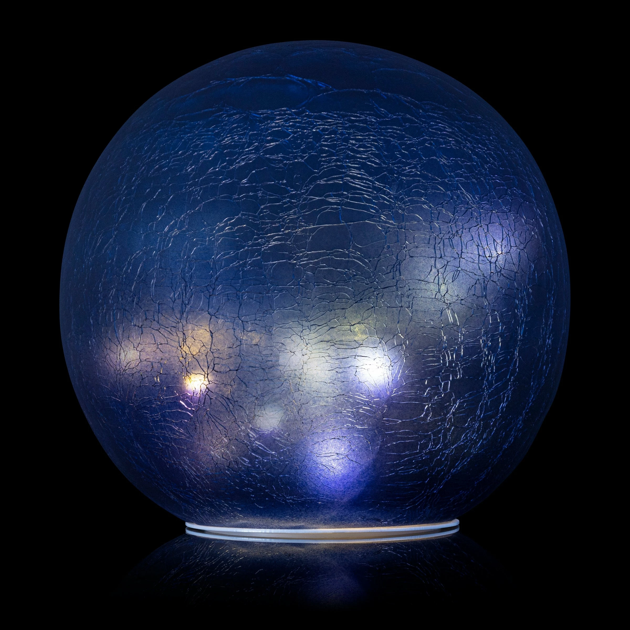 New π Alpine Corporation 7" Diameter Indoor/Outdoor Glass Gazing Globe Yard Decoration With LED Lights, Blue π₯° - Image 11