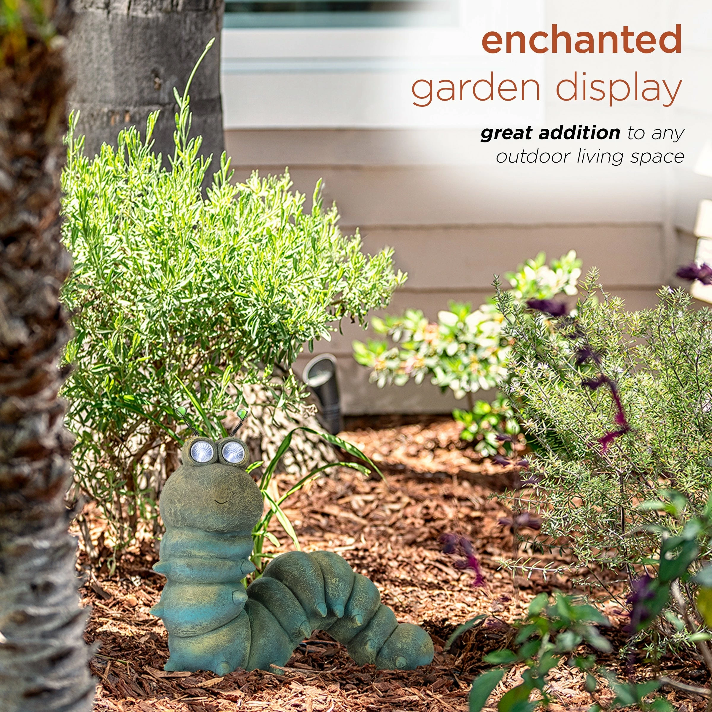 Outlet β€οΈ Alpine Corporation Outdoor Solar Powered Garden Animal Statue With LED Lights Blue π - Image 7