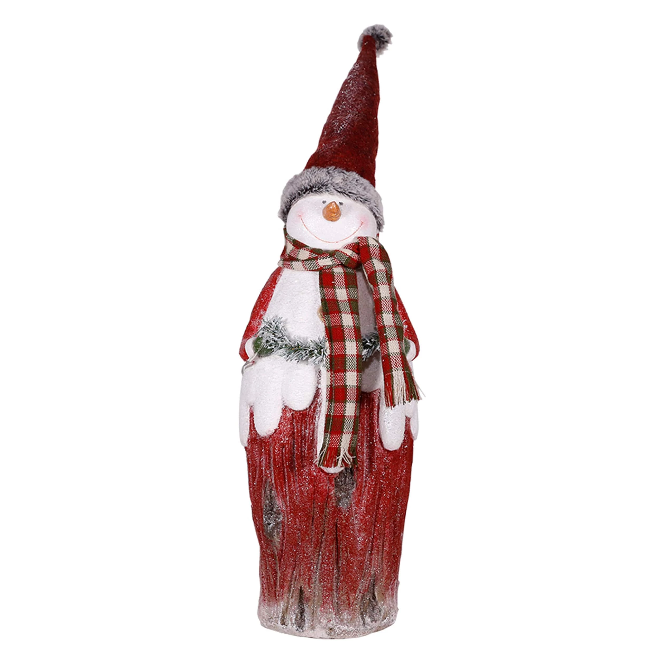 New π Alpine Corporation Country Holiday Statue Decoration With LED Lights Red π― - Image 5