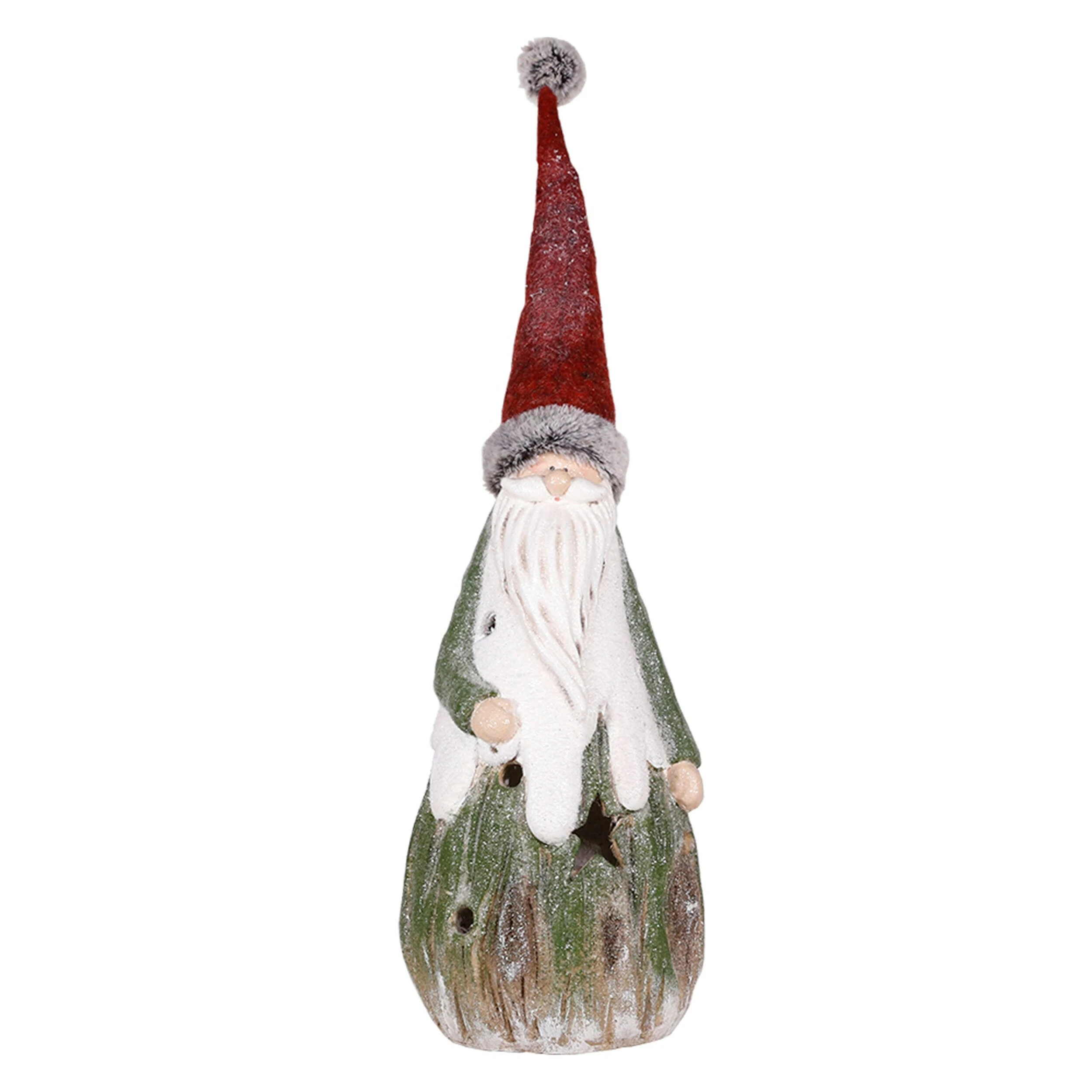 New π Alpine Corporation Country Holiday Statue Decoration With LED Lights Red π― - Image 15