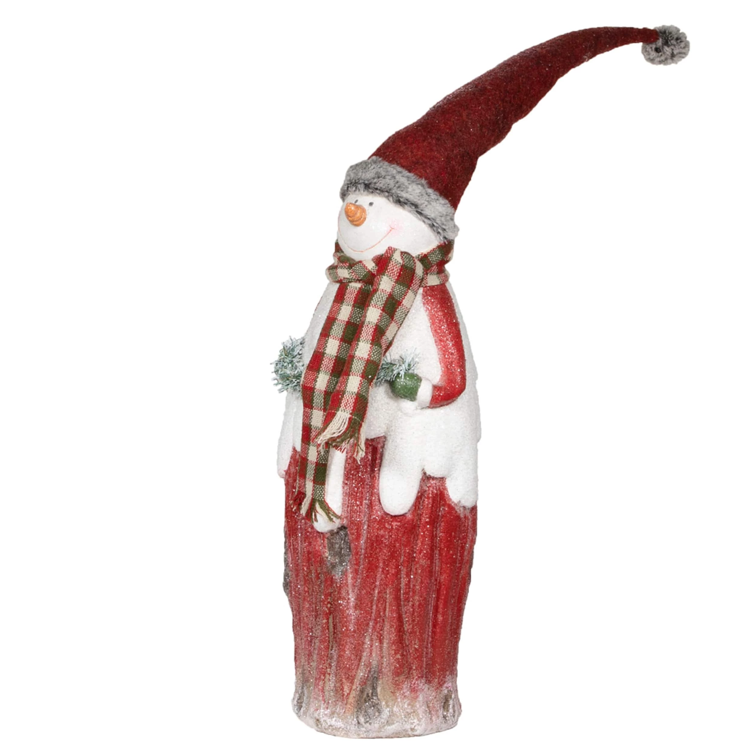 New π Alpine Corporation Country Holiday Statue Decoration With LED Lights Red π― - Image 11