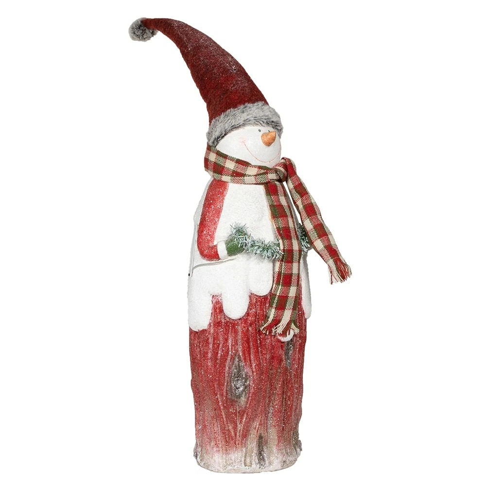 New π Alpine Corporation Country Holiday Statue Decoration With LED Lights Red π― - Image 3