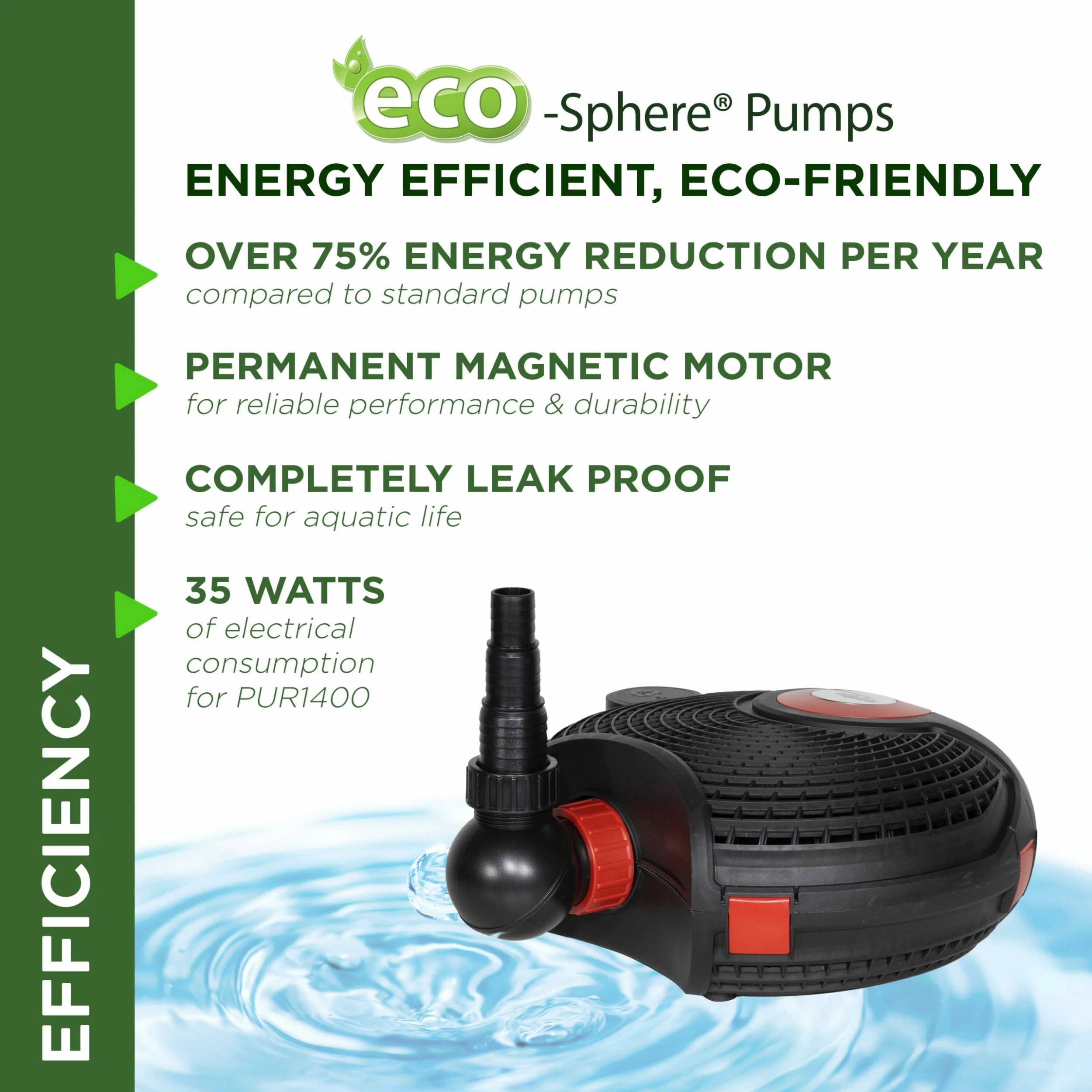 Cheapest ❤️ Alpine Corporation Eco-Sphere Energy-Saving Pump With Controller And Cord 🥰 - Image 15