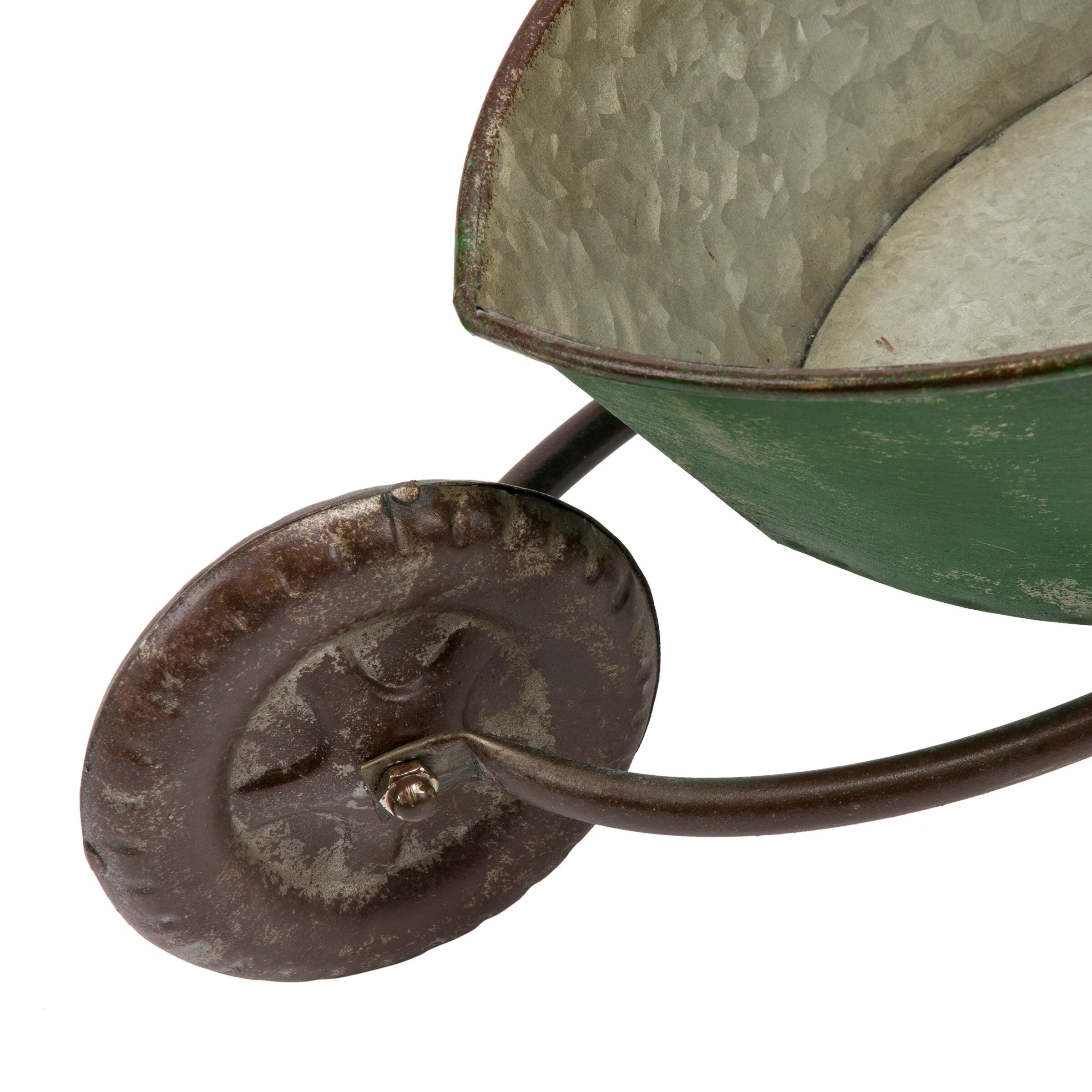 Hot Sale π€© Alpine Corporation Pack Of 2 Indoor/Outdoor Rustic Wheelbarrow Planter Decorations, Green π 13 Hot Sale π€© Alpine Corporation Pack Of 2 Indoor/Outdoor Rustic Wheelbarrow Planter Decorations, Green π - Image 11