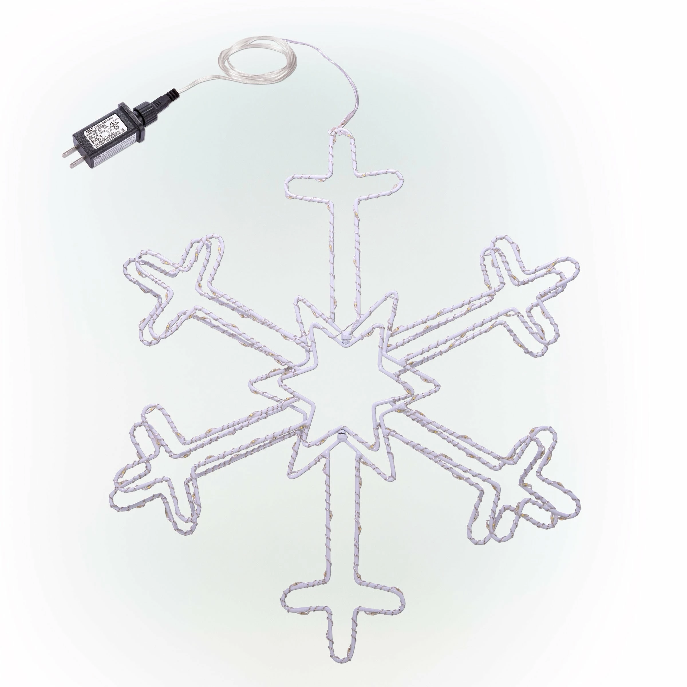 Cheapest 🥰 Alpine Corporation Hanging Snowflake 🎅 Christmas Décor With LED Lights ✔️ - Image 12