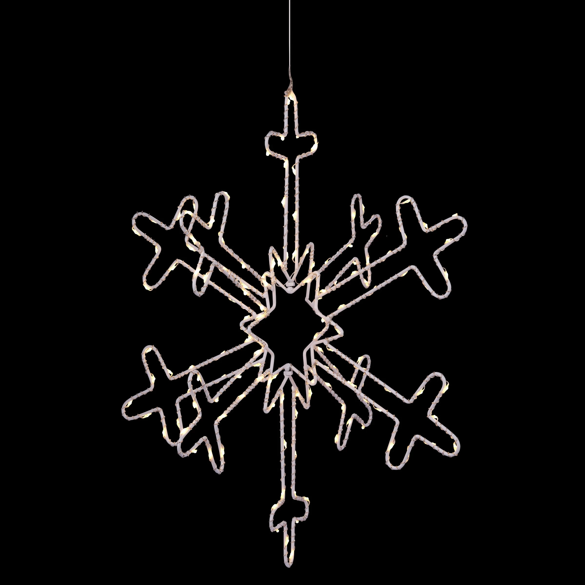 Cheapest 🥰 Alpine Corporation Hanging Snowflake 🎅 Christmas Décor With LED Lights ✔️ - Image 10