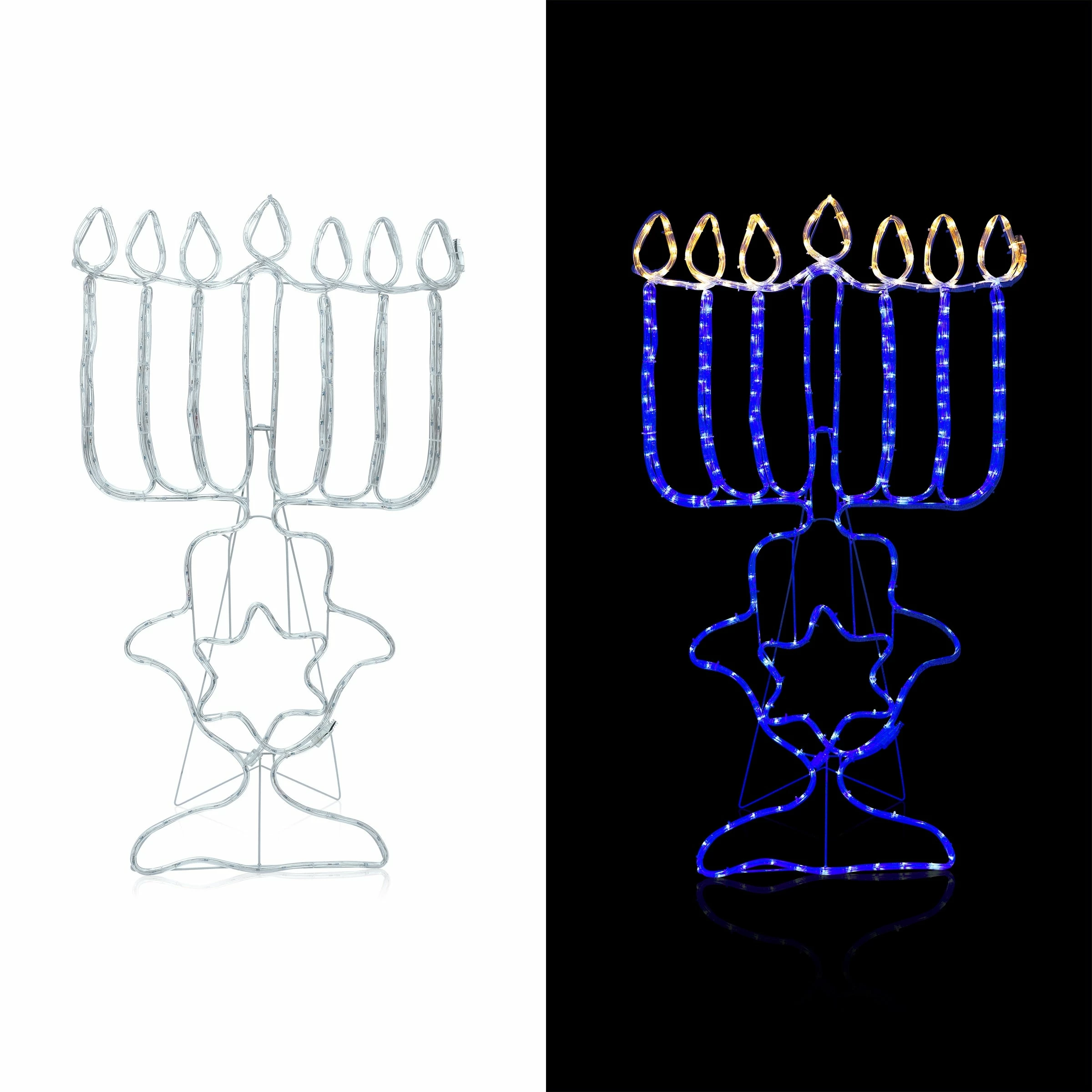 Wholesale π Alpine Corporation Hanukkah Decoration With Blue And White LED Lights π - Image 2