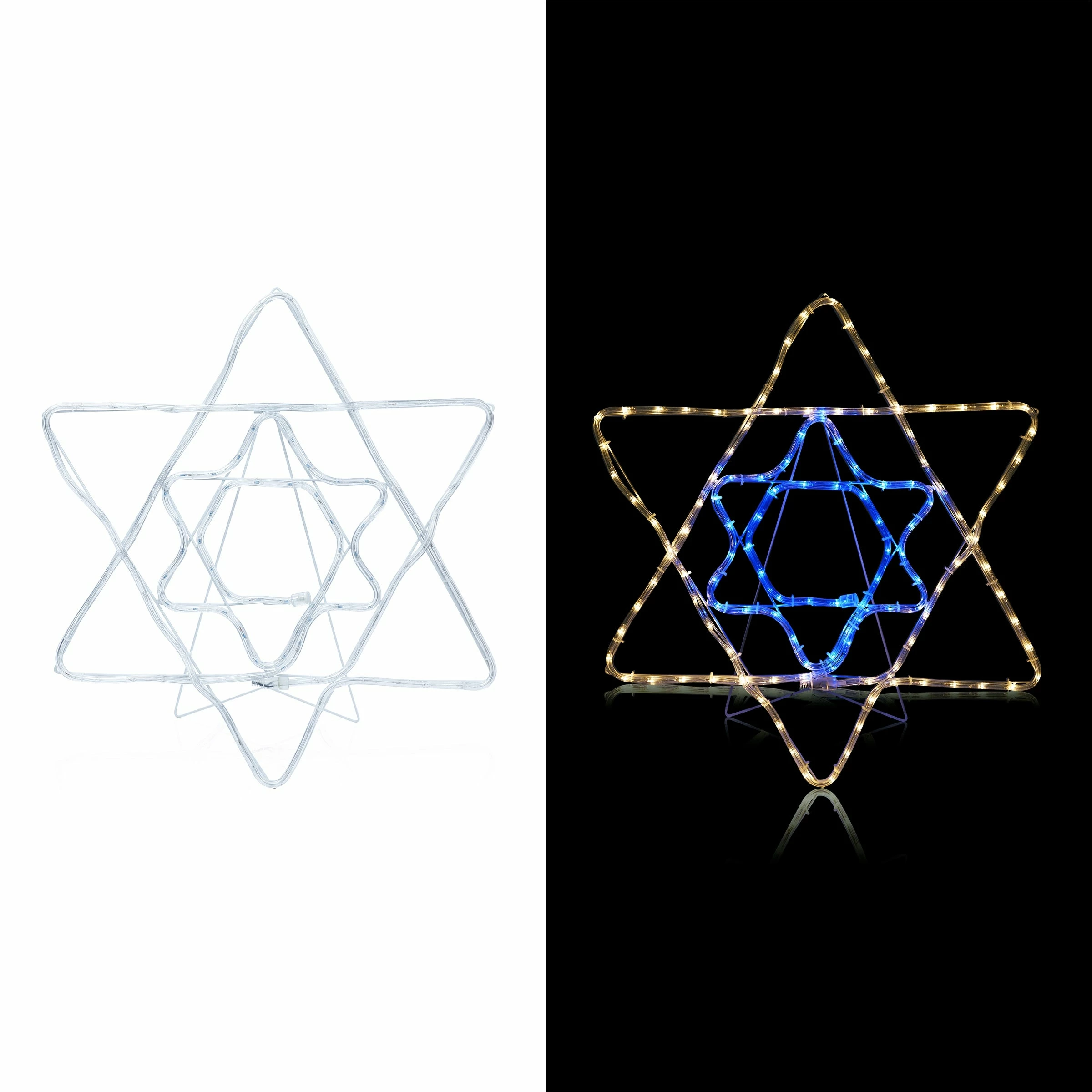 Wholesale π Alpine Corporation Hanukkah Decoration With Blue And White LED Lights π - Image 14