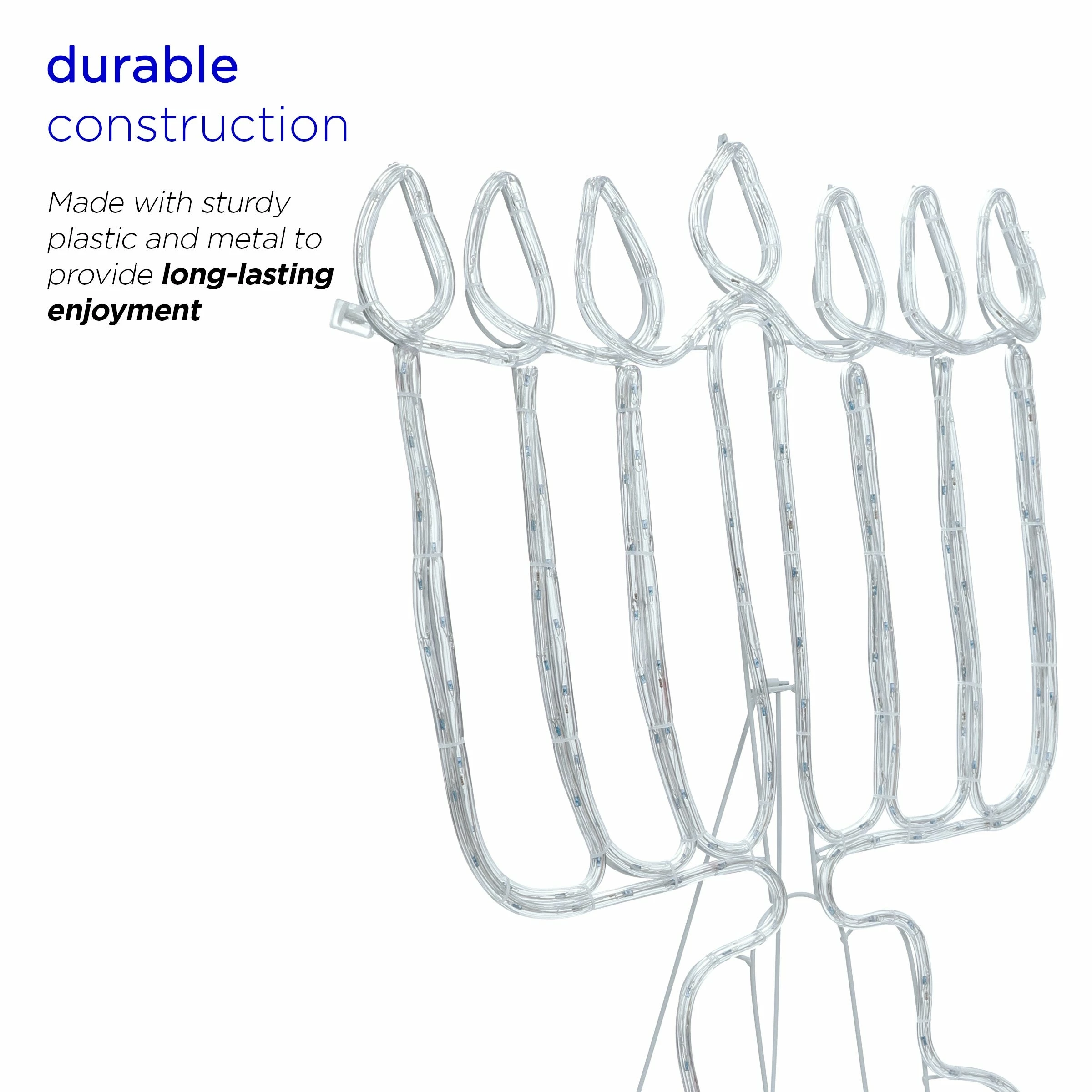 Wholesale π Alpine Corporation Hanukkah Decoration With Blue And White LED Lights π - Image 8