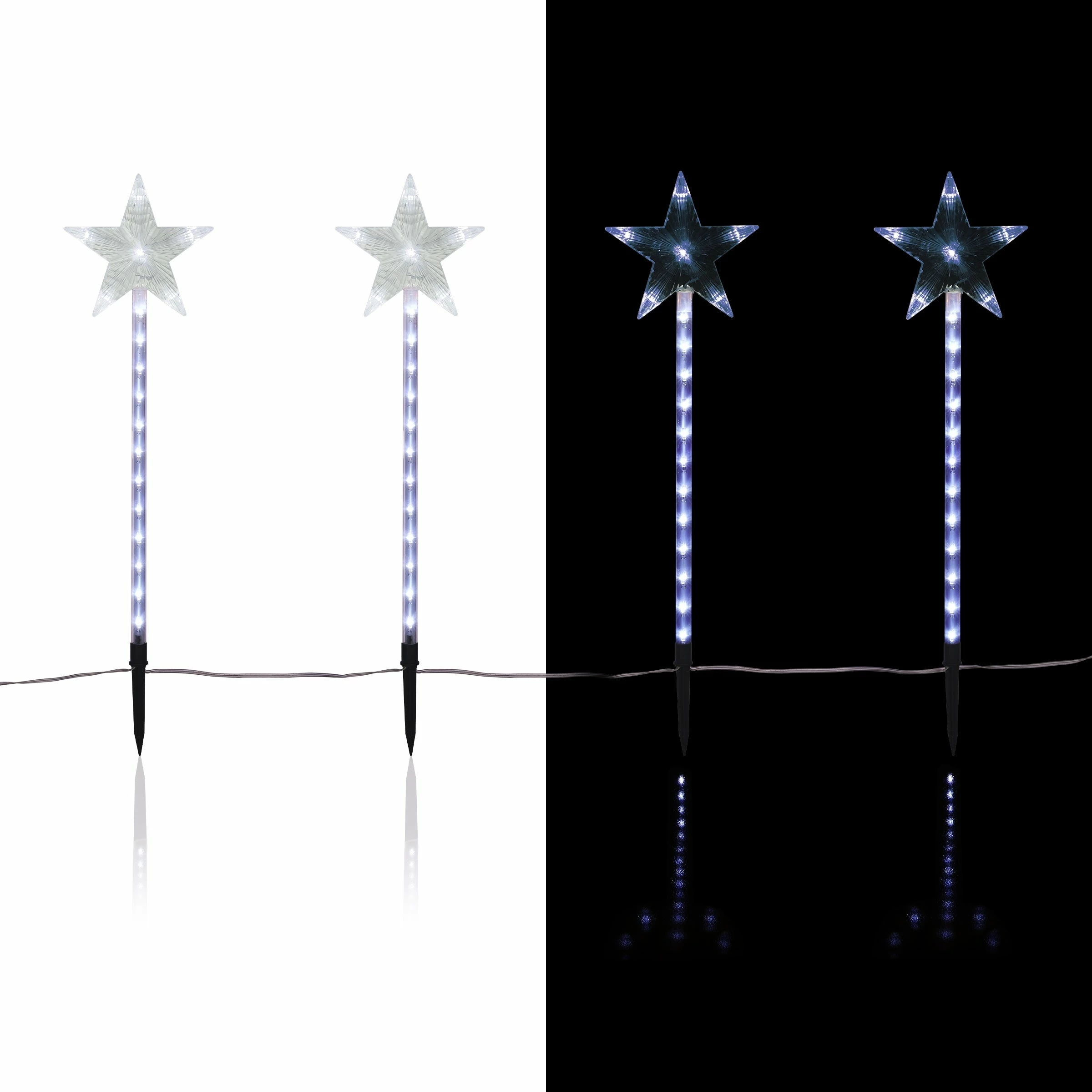 Flash Sale 🤩 Alpine Corporation Holiday Décor Garden Stake With LED Lights, Multi-Pack 🎁 - Image 2