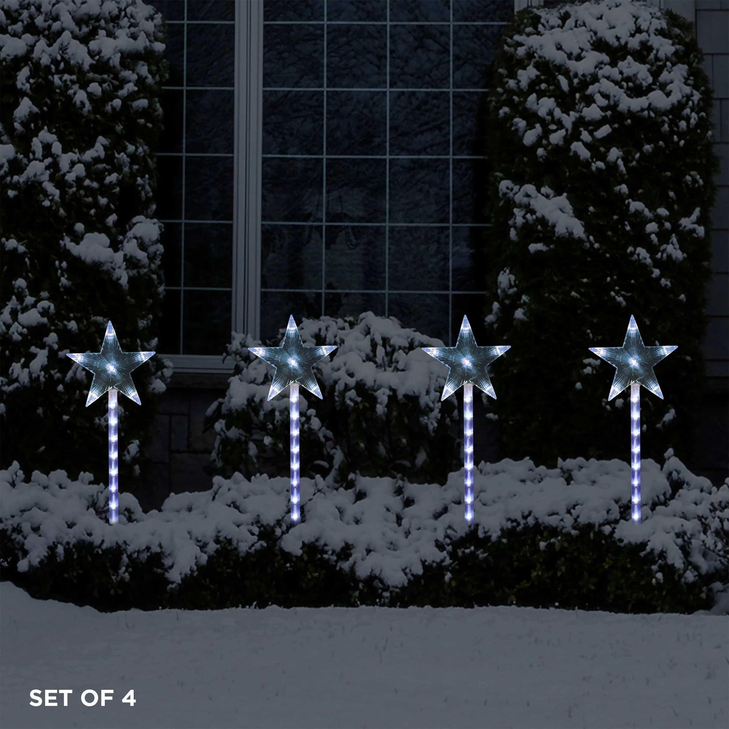 Flash Sale 🤩 Alpine Corporation Holiday Décor Garden Stake With LED Lights, Multi-Pack 🎁