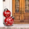 Best deal 😀 Alpine Corporation Holiday Décor Ornament Statue With Color Changing LED Lights Silver / Red 💯
