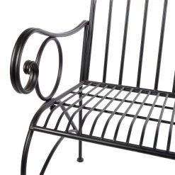 Cheap ❤️ Alpine Corporation Indoor/Outdoor 2-Person Metal Garden Bench Black ✔️ -Alpine Corporation Sales Alpine Corporation Indoor Outdoor 2 Person Metal Garden Bench 14