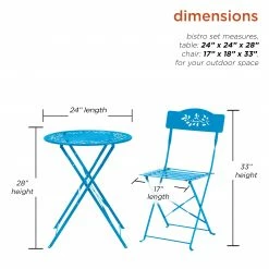 Hot Sale π Alpine Corporation Indoor/Outdoor 3-Piece Bistro Set Folding Table And Chairs Patio Seating Multi π₯° 28 Hot Sale π Alpine Corporation Indoor/Outdoor 3-Piece Bistro Set Folding Table And Chairs Patio Seating Multi π₯° -Alpine Corporation Sales Alpine Corporation Indoor Outdoor 3 Piece Bistro Set Folding Table and Chairs Patio Seating 11