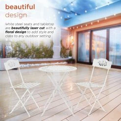Hot Sale π Alpine Corporation Indoor/Outdoor 3-Piece Bistro Set Folding Table And Chairs Patio Seating Multi π₯° 21 Hot Sale π Alpine Corporation Indoor/Outdoor 3-Piece Bistro Set Folding Table And Chairs Patio Seating Multi π₯° -Alpine Corporation Sales Alpine Corporation Indoor Outdoor 3 Piece Bistro Set Folding Table and Chairs Patio Seating 4