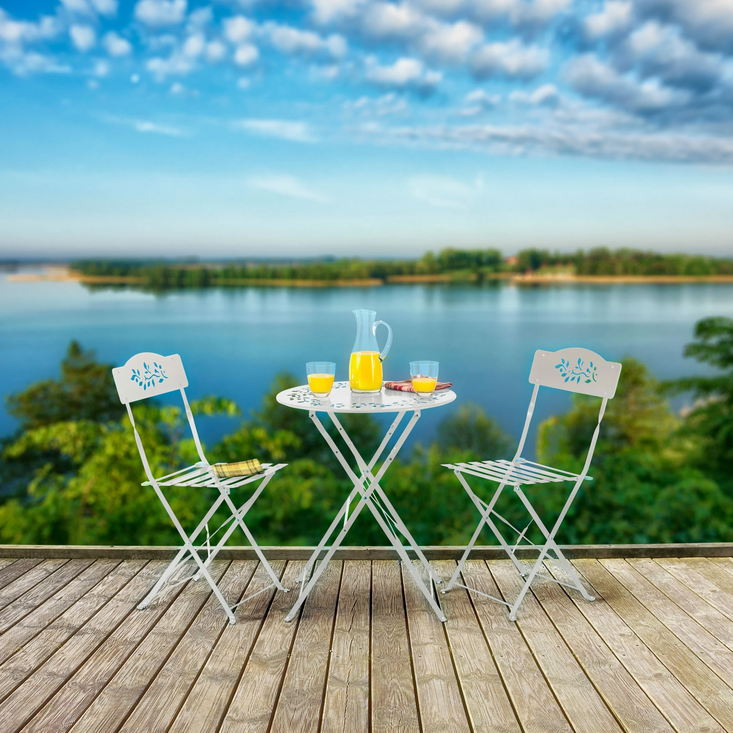 Hot Sale π Alpine Corporation Indoor/Outdoor 3-Piece Bistro Set Folding Table And Chairs Patio Seating Multi π₯° 3 Hot Sale π Alpine Corporation Indoor/Outdoor 3-Piece Bistro Set Folding Table And Chairs Patio Seating Multi π₯°