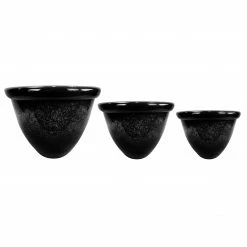 Deals π Alpine Corporation Indoor/Outdoor Planters With Drainage Holes And Plugs (Set Of 3) Grey π