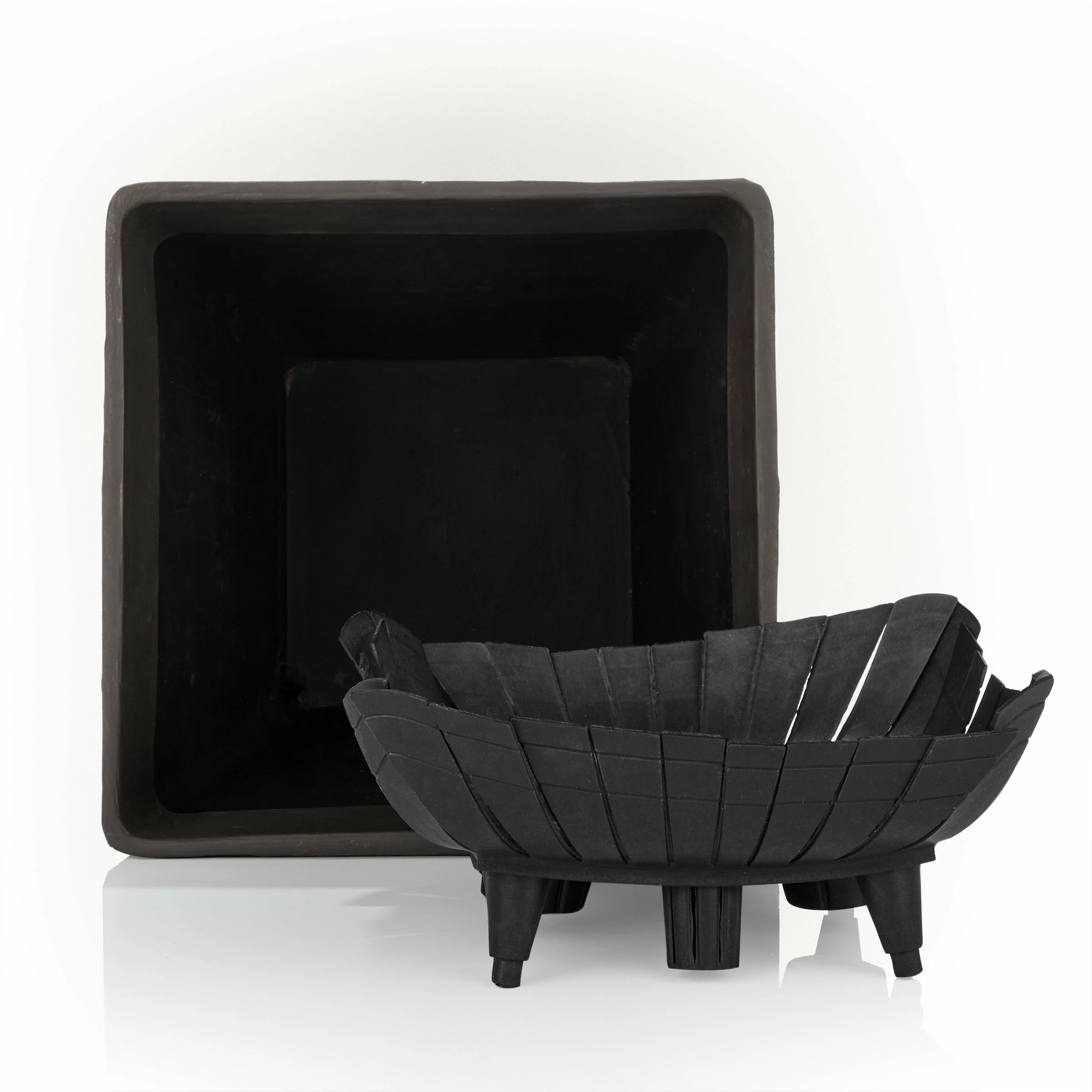 Budget π€© Alpine Corporation Indoor/Outdoor Stone-look Squared Planter, Large, Brown (Set Of 2) π - Image 9