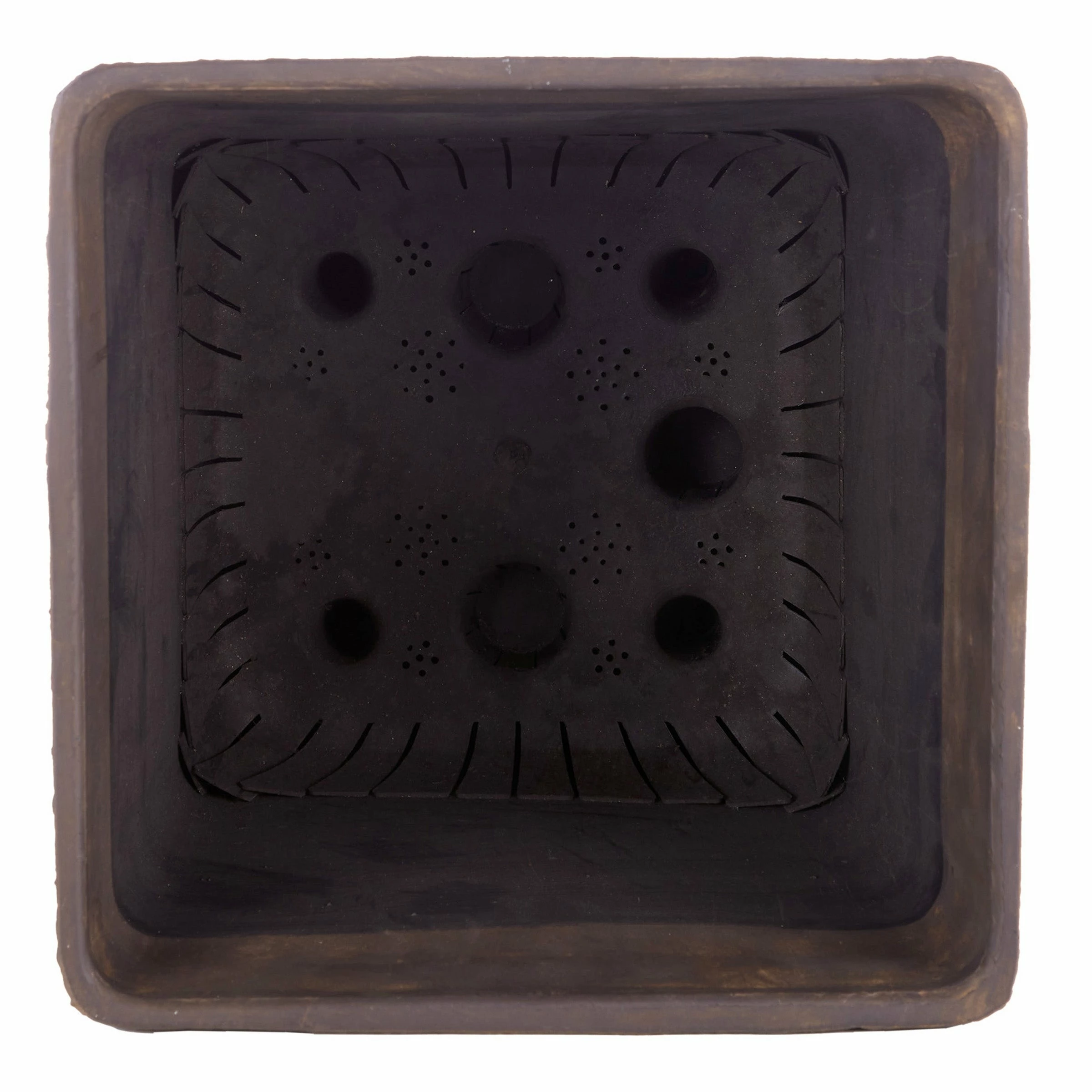 Budget π€© Alpine Corporation Indoor/Outdoor Stone-look Squared Planter, Large, Brown (Set Of 2) π - Image 10