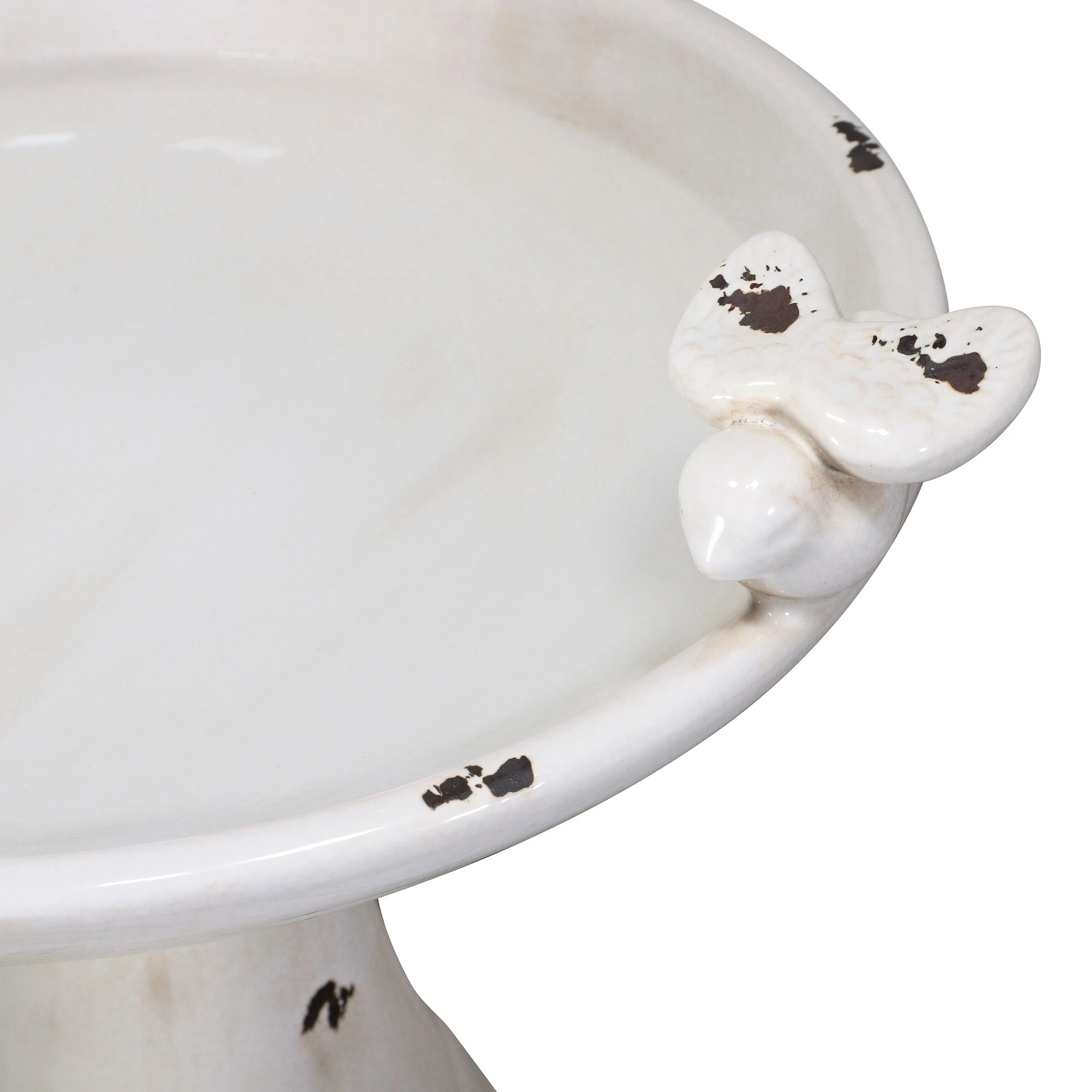 Hot Sale π― Alpine Corporation 25" Tall Outdoor Antique Ceramic Birdbath With Bird Figurines Yard Statue, Light Brown β 13 Hot Sale π― Alpine Corporation 25" Tall Outdoor Antique Ceramic Birdbath With Bird Figurines Yard Statue, Light Brown β - Image 11