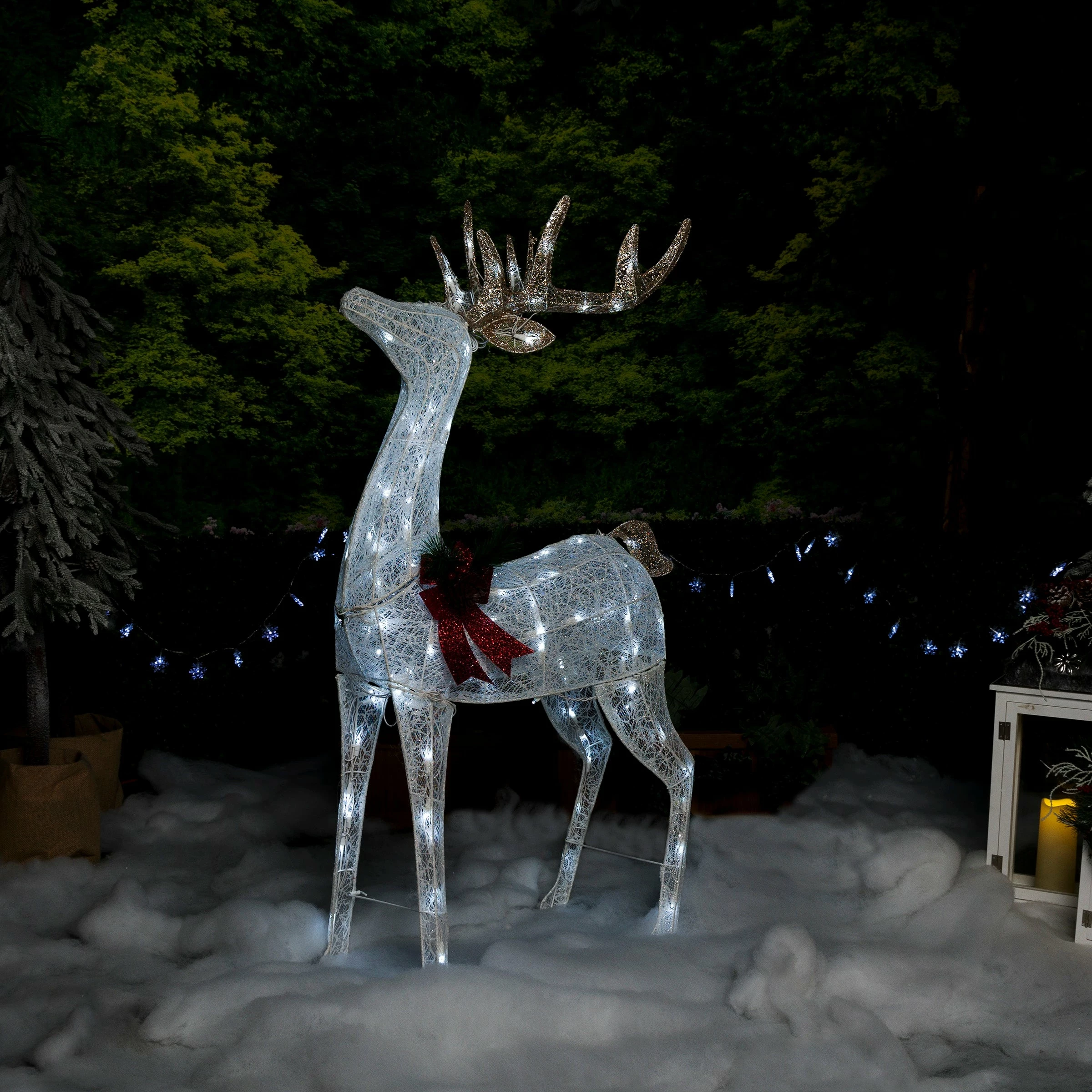Discount β Alpine Corporation Mesh Holiday Reindeer Lawn Decoration With Cool White Lights π - Image 14