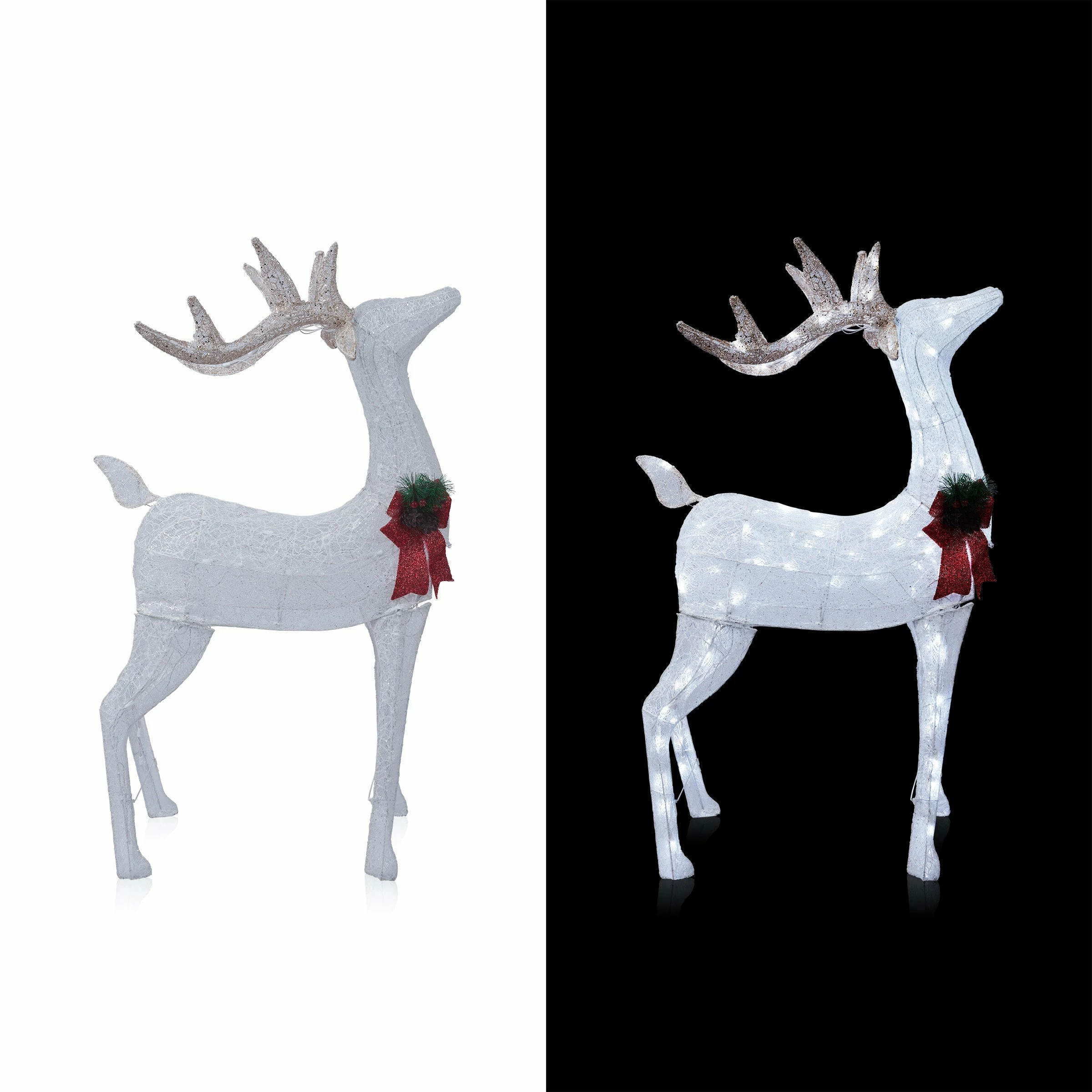 Discount β Alpine Corporation Mesh Holiday Reindeer Lawn Decoration With Cool White Lights π - Image 15