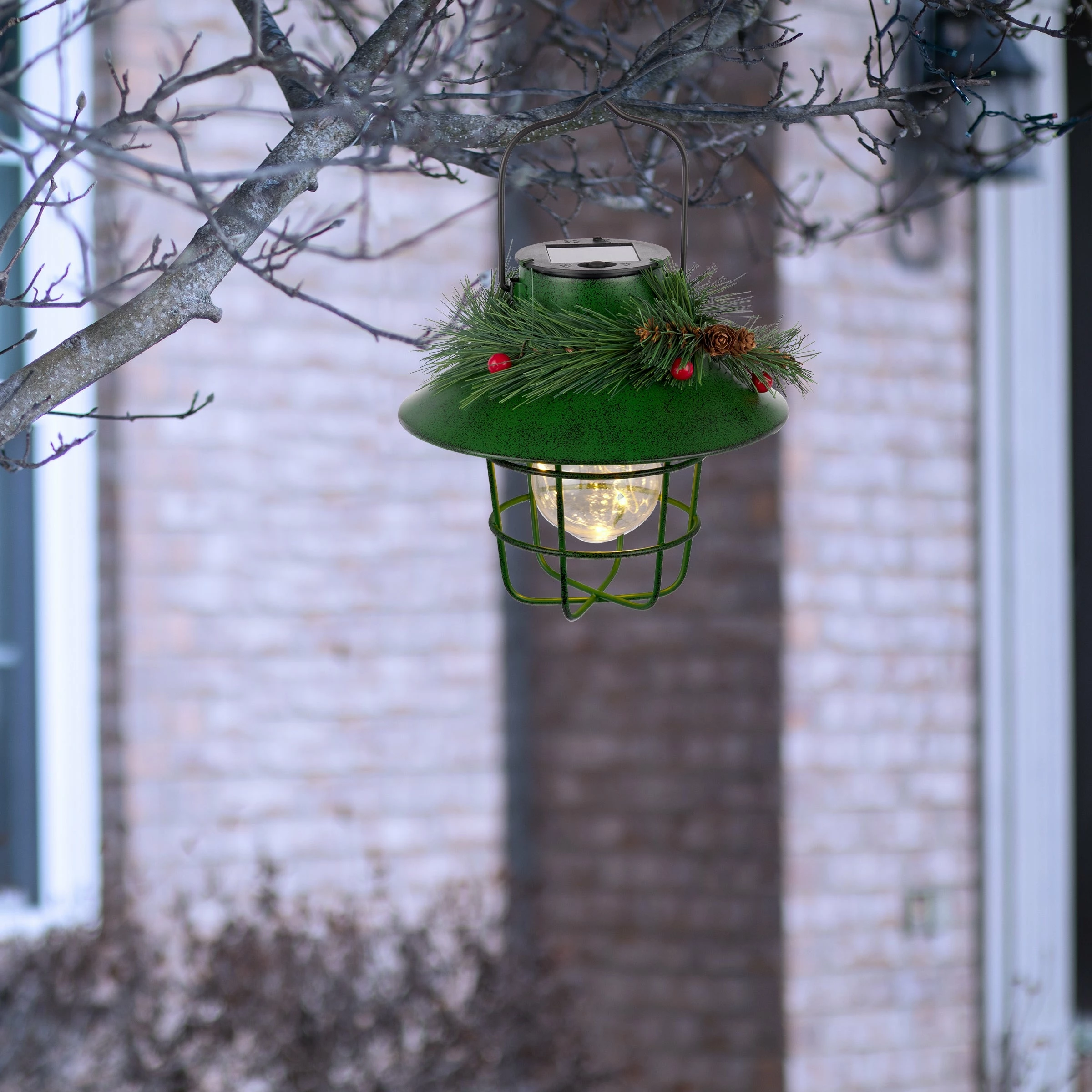 Wholesale π Alpine Corporation Metal Lantern With Shepherd's Hook And Solar Warm White LED Lights Red π₯ - Image 8