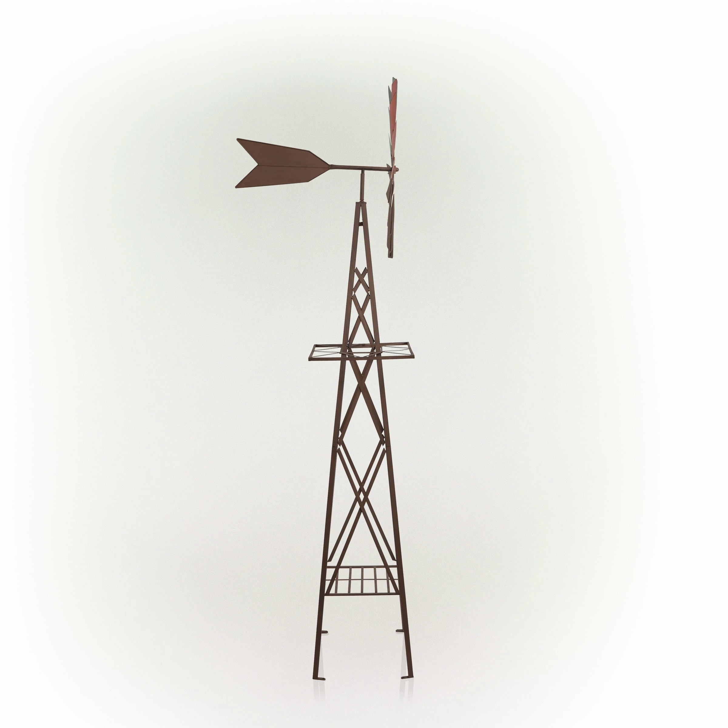 Best deal ⌛ Alpine Corporation 92" Tall Outdoor Metal Windmill Spinner Garden Stake And Plant Stand Yard Decoration, Multicolor ✨ 11 Best deal ⌛ Alpine Corporation 92" Tall Outdoor Metal Windmill Spinner Garden Stake And Plant Stand Yard Decoration, Multicolor ✨ - Image 9