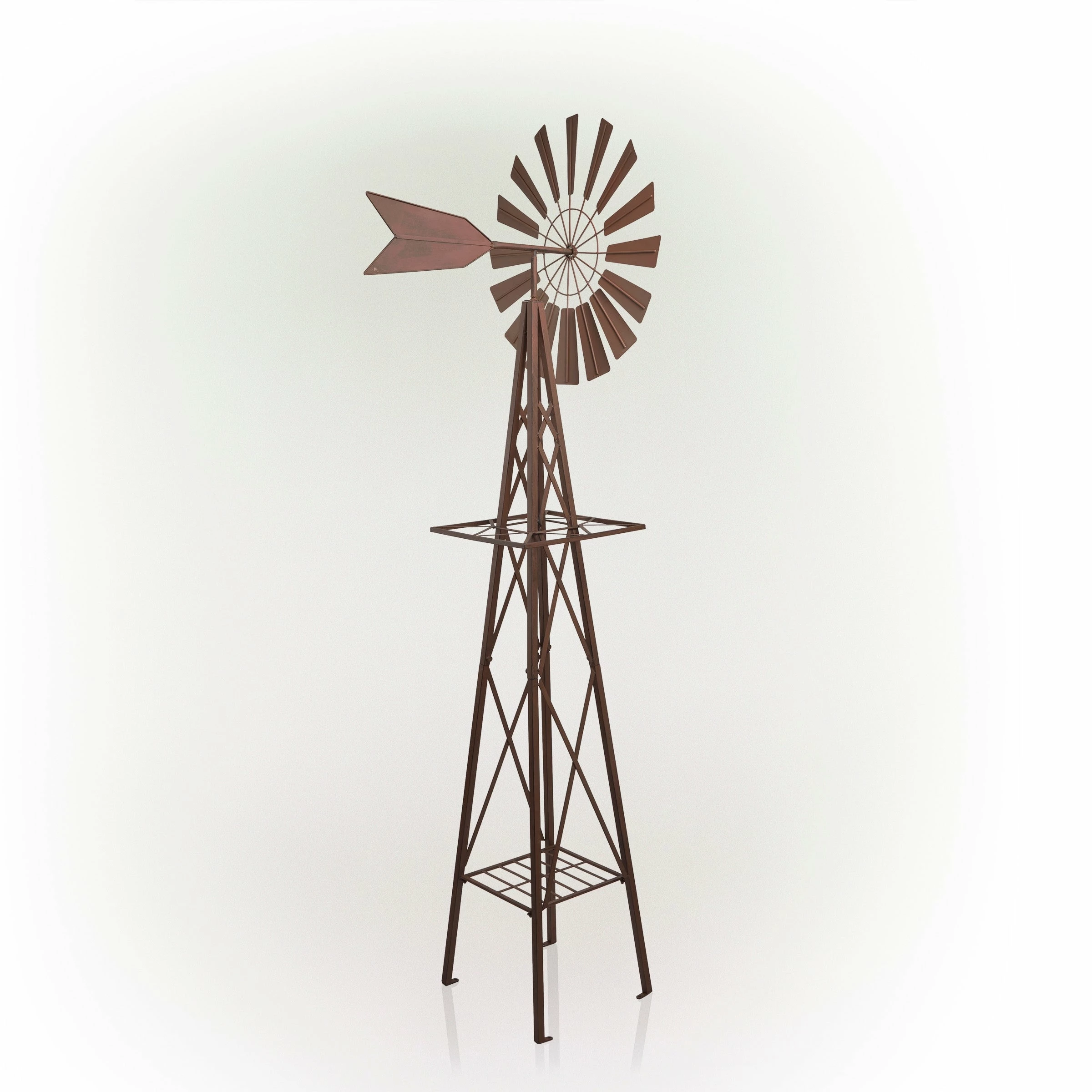 Best deal ⌛ Alpine Corporation 92" Tall Outdoor Metal Windmill Spinner Garden Stake And Plant Stand Yard Decoration, Multicolor ✨ 12 Best deal ⌛ Alpine Corporation 92" Tall Outdoor Metal Windmill Spinner Garden Stake And Plant Stand Yard Decoration, Multicolor ✨ - Image 10