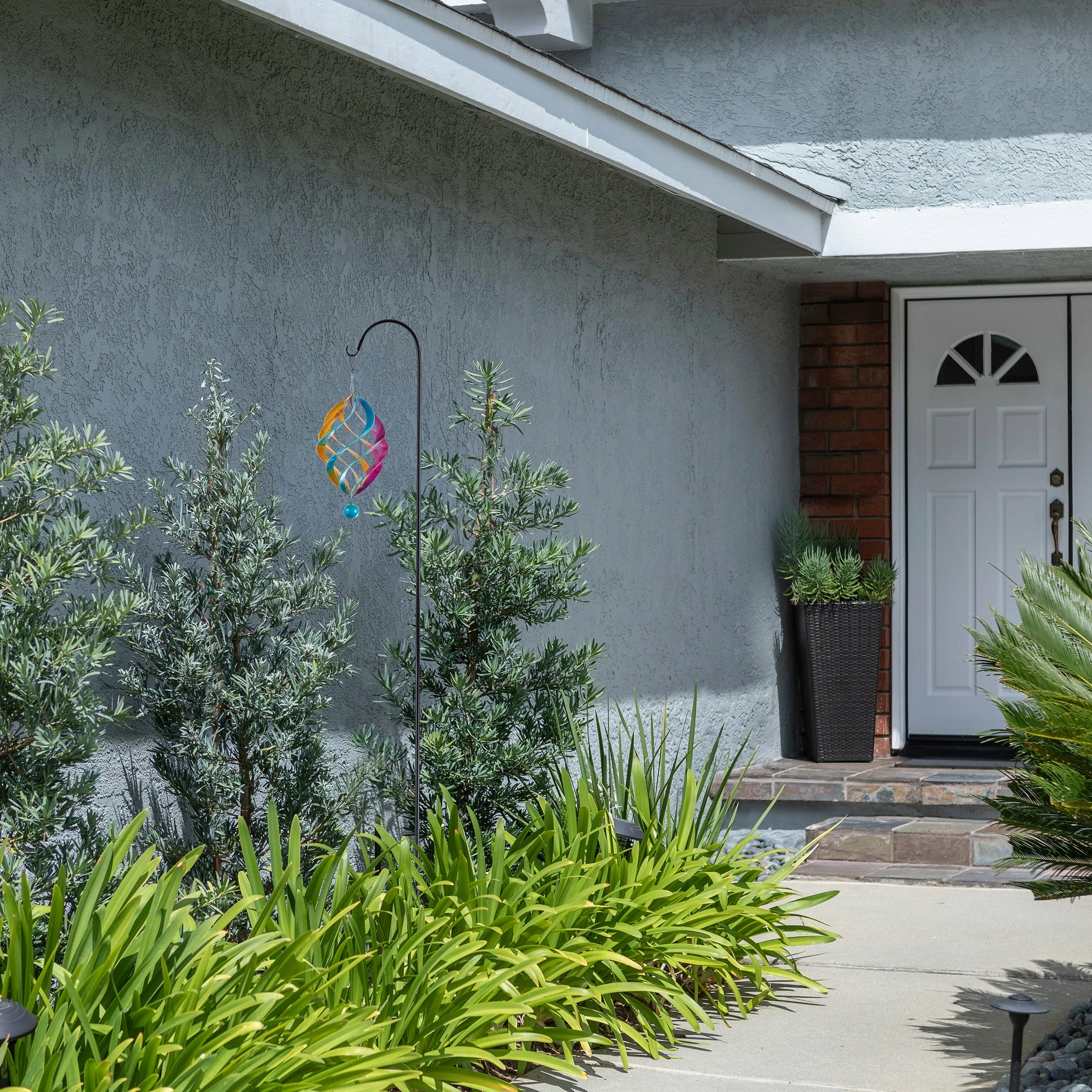 Brand new ๐ Alpine Corporation Outdoor Hanging Metal Wind Spinner Yard Decoration With Shepherd's Hook Holder Multi โ 13 Brand new ๐ Alpine Corporation Outdoor Hanging Metal Wind Spinner Yard Decoration With Shepherd's Hook Holder Multi โ - Image 11