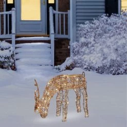 Deals π Alpine Corporation Outdoor Rattan Grazing π
Christmas Reindeer Lawn Decoration With White Halogen Lights Brown π