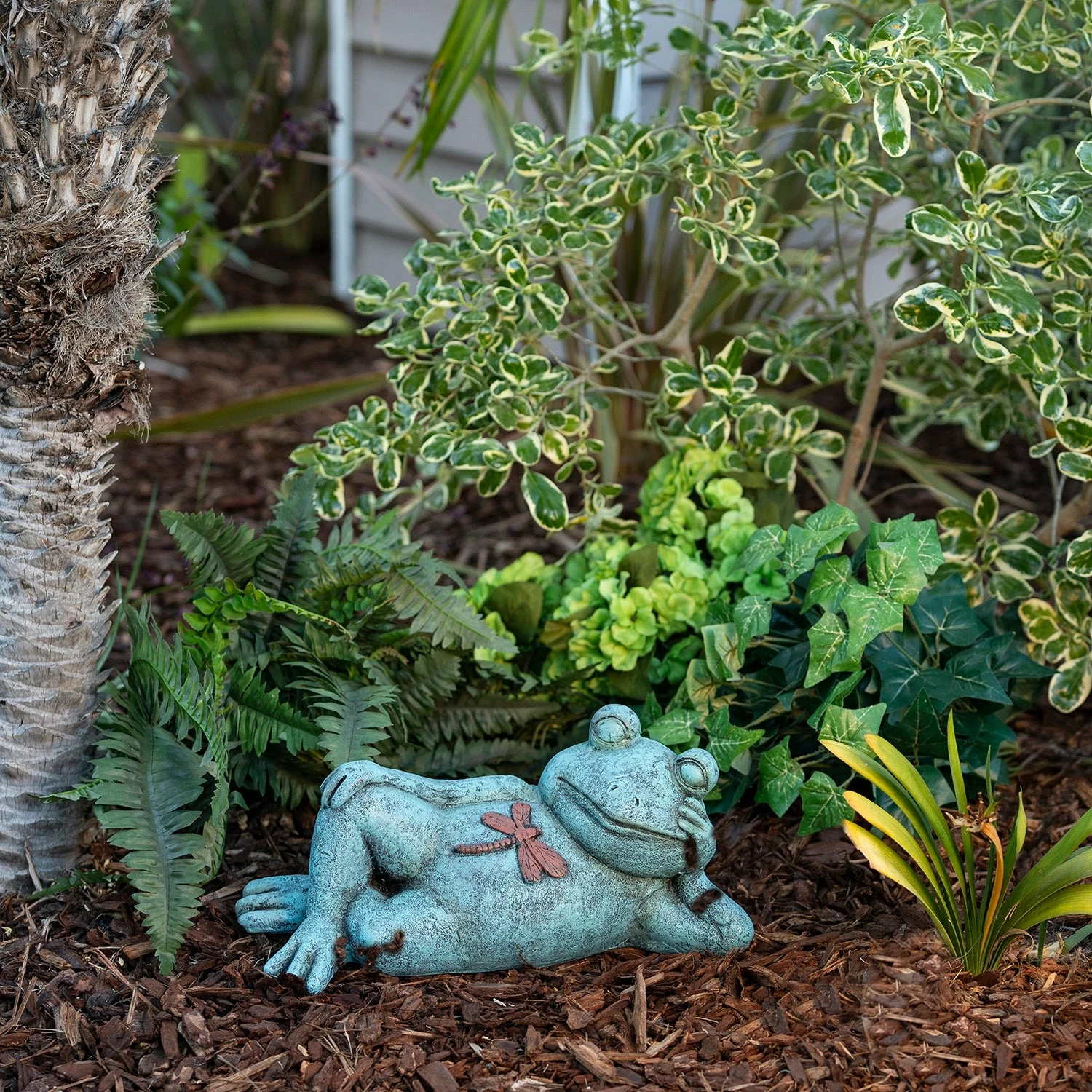 Outlet β€οΈ Alpine Corporation Outdoor Solar Powered Garden Animal Statue With LED Lights Blue π - Image 13