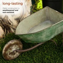 Hot Sale π€© Alpine Corporation Pack Of 2 Indoor/Outdoor Rustic Wheelbarrow Planter Decorations, Green π 19 Hot Sale π€© Alpine Corporation Pack Of 2 Indoor/Outdoor Rustic Wheelbarrow Planter Decorations, Green π -Alpine Corporation Sales Alpine Corporation Pack of 2 Indoor Outdoor Rustic Wheelbarrow Planter Decorations2C Green 4