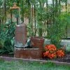 New 🧨 Alpine Corporation 34" Tall Outdoor Rustic Watering Can Fountain 🧨