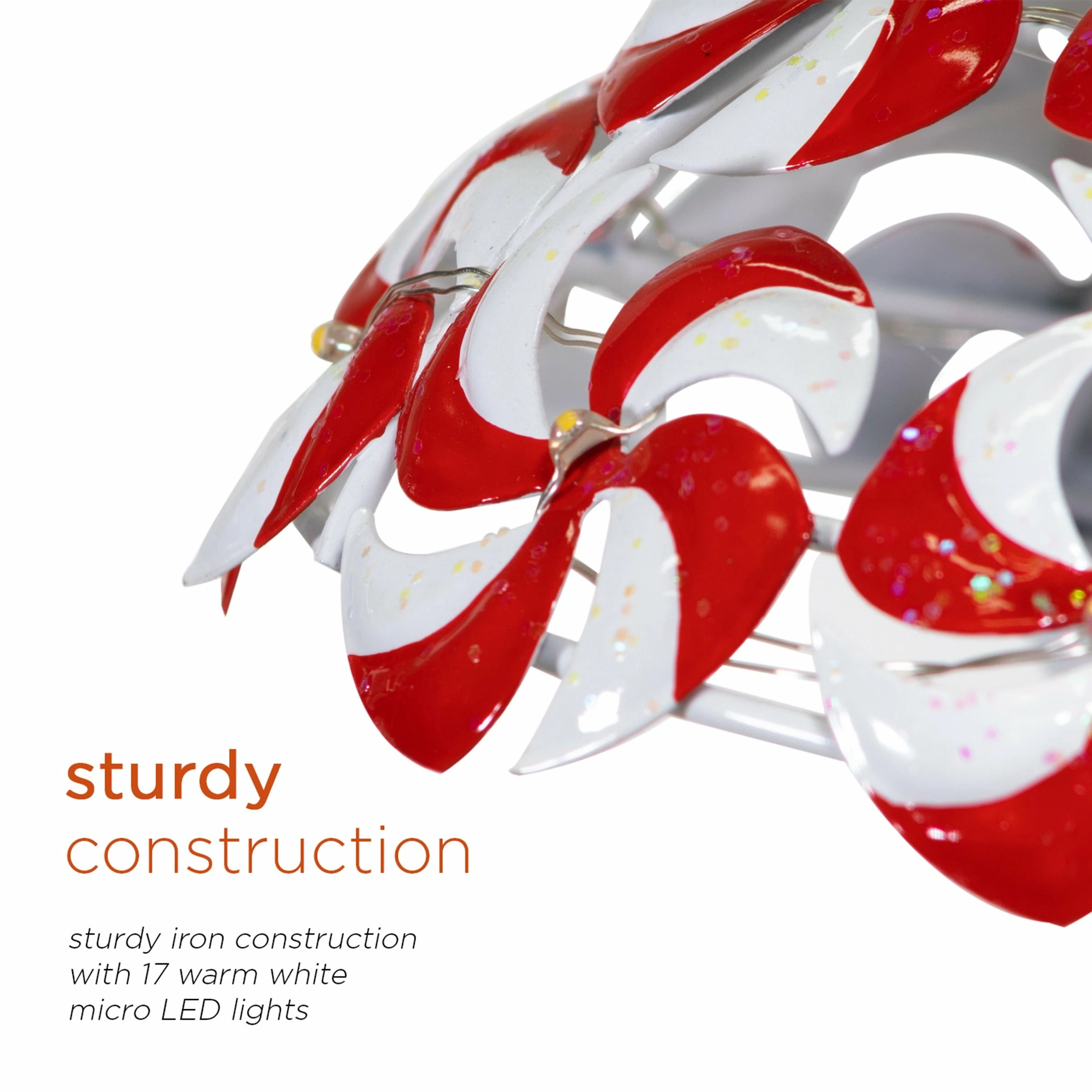 Deals π₯ Alpine Corporation 20"H Outdoor π Christmas Solar π¬ Candy Cane Lawn Stakes With LED Lights, Red/White (Set Of 2) π₯ - Image 6