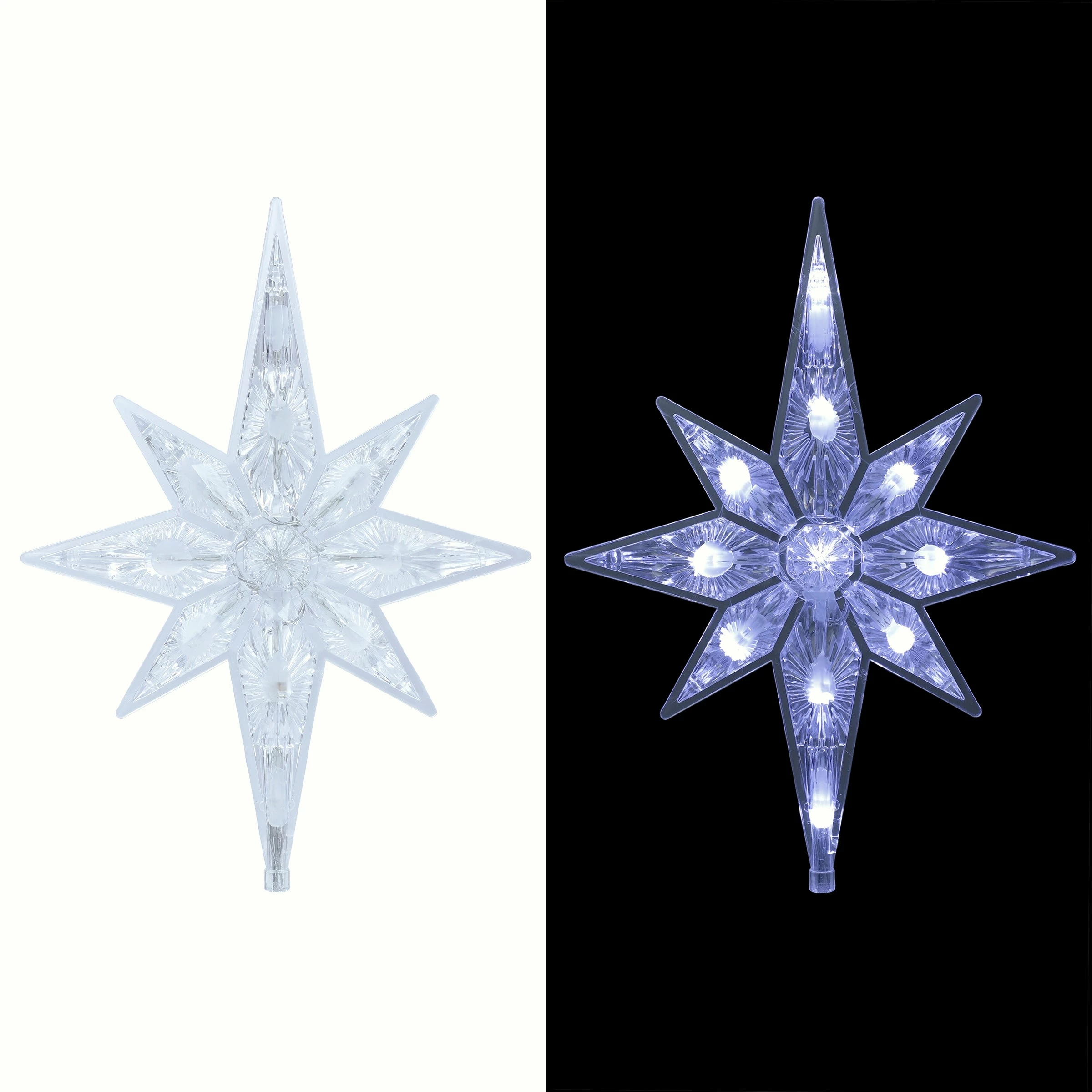 Budget π Alpine Corporation Star π
Christmas Tree Topper With Cool White LED Lights β¨ - Image 2