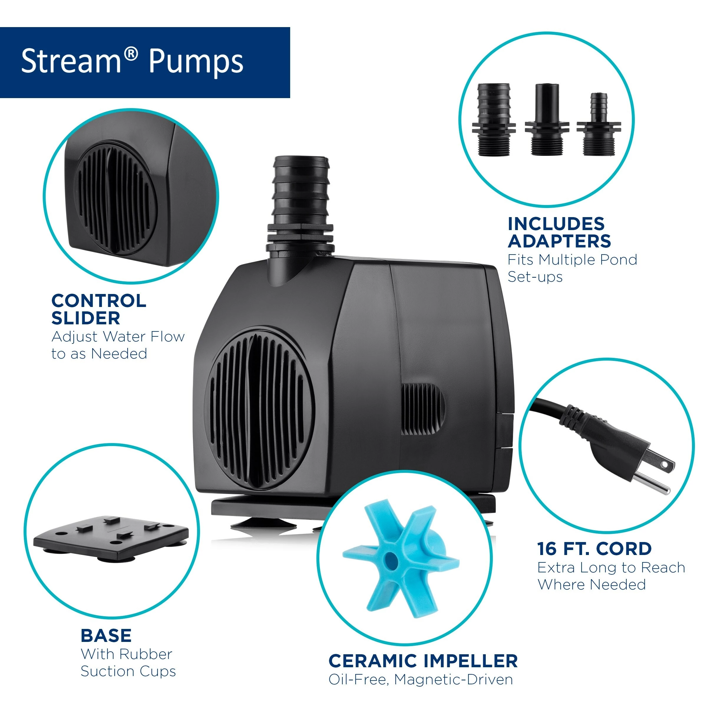 Best reviews of β€οΈ Alpine Corporation Stream Pump 900 GPH With 33' Cord For Ponds, Fountains, And Waterfalls π - Image 12