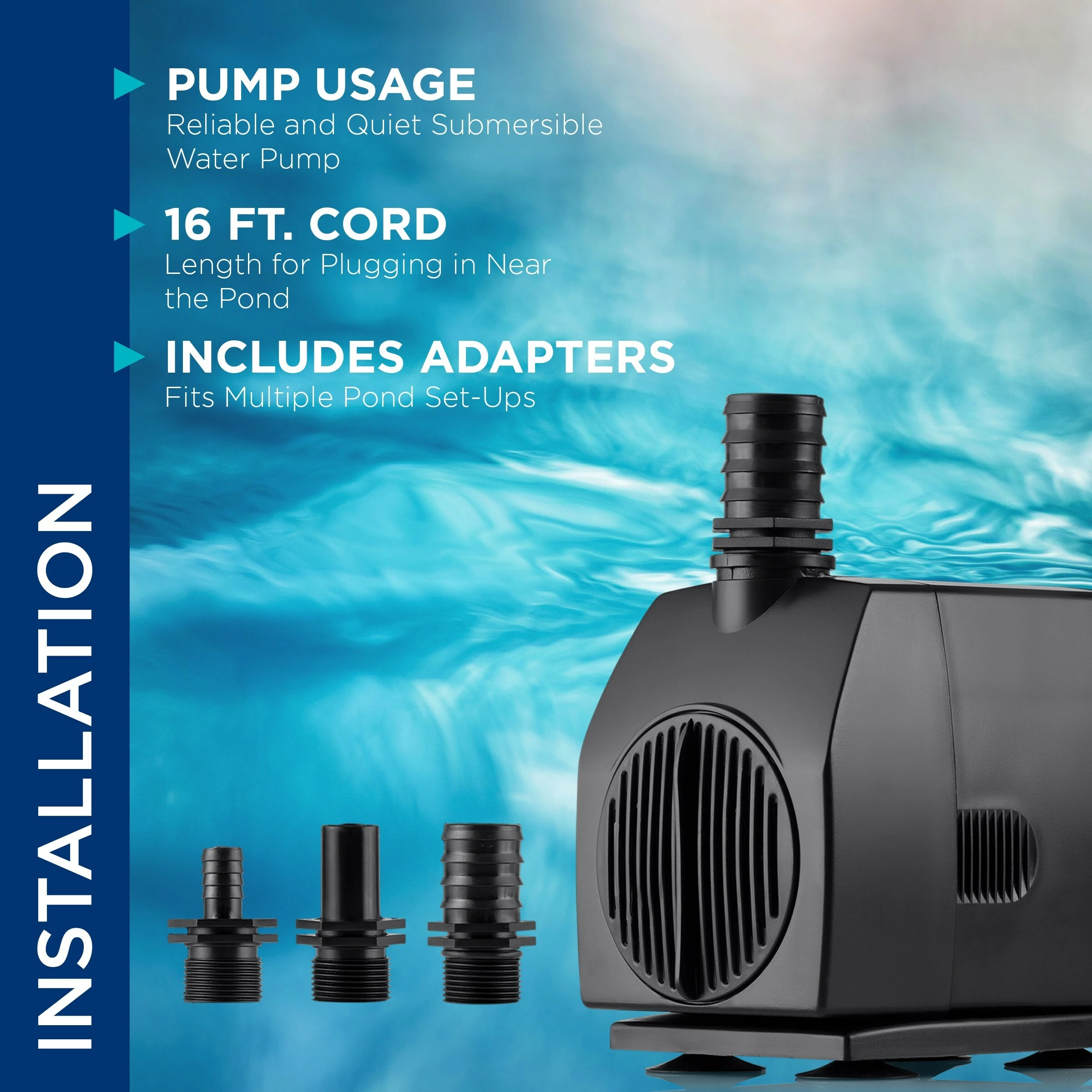 Best reviews of β€οΈ Alpine Corporation Stream Pump 900 GPH With 33' Cord For Ponds, Fountains, And Waterfalls π - Image 13