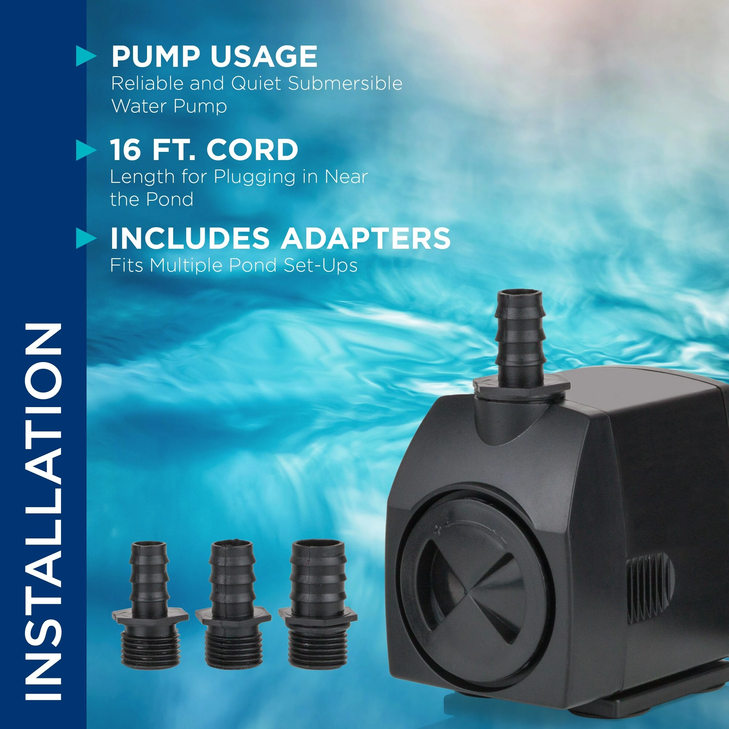 Best reviews of β€οΈ Alpine Corporation Stream Pump 900 GPH With 33' Cord For Ponds, Fountains, And Waterfalls π - Image 4