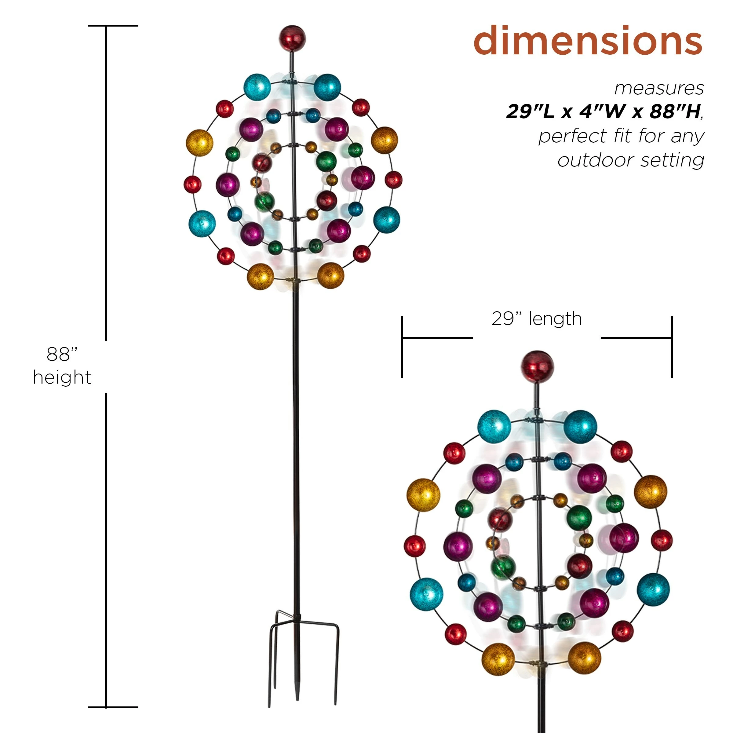 Best deal β Alpine Corporation Tall Wind Spinner Garden Stake π₯° - Image 8