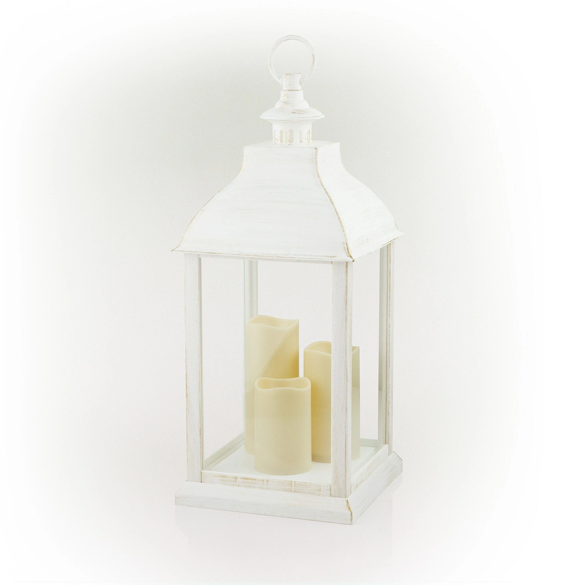 Wholesale π Alpine Corporation 22" Tall Outdoor Battery-Operated Lantern With LED Lights, White π₯ - Image 8