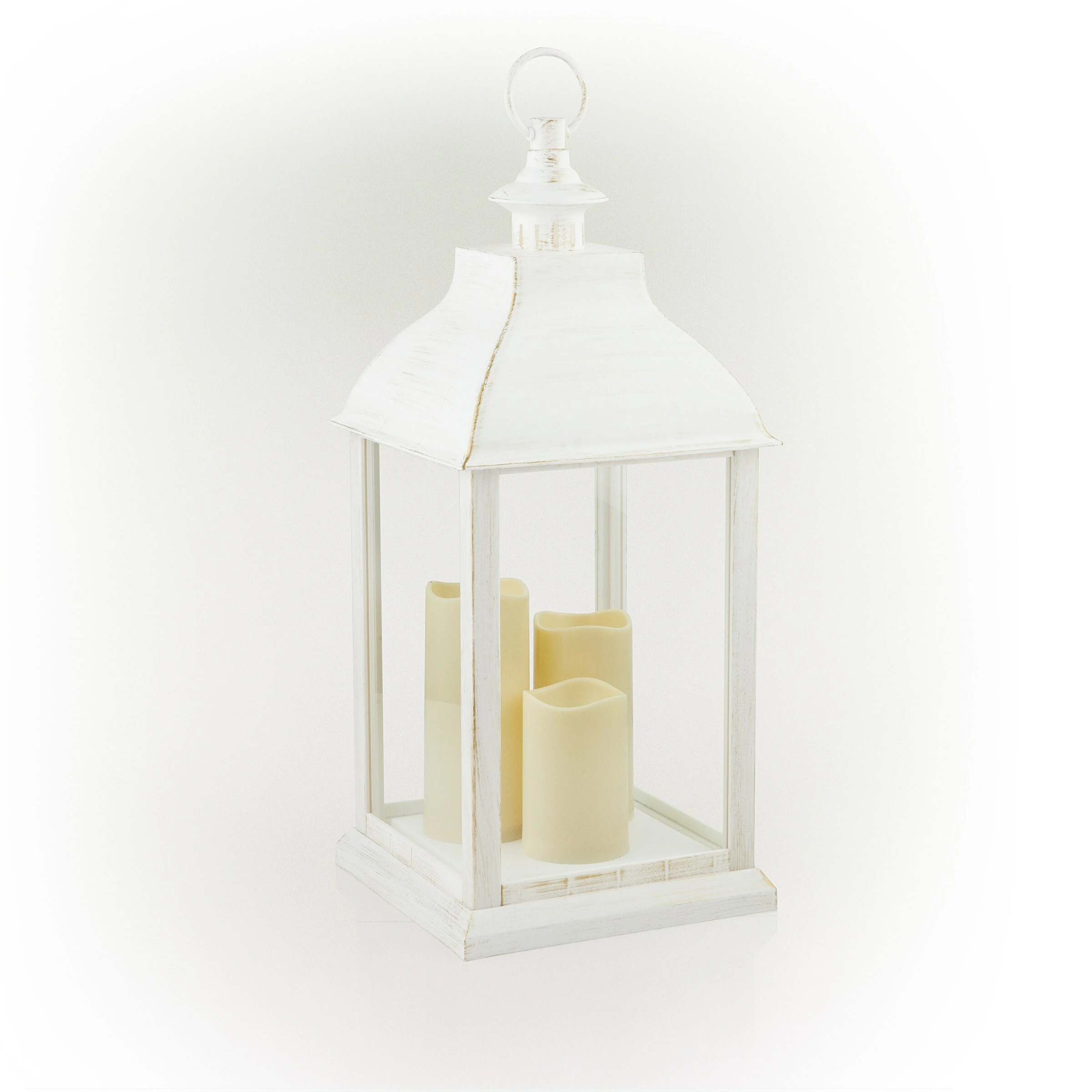 Wholesale π Alpine Corporation 22" Tall Outdoor Battery-Operated Lantern With LED Lights, White π₯ - Image 9