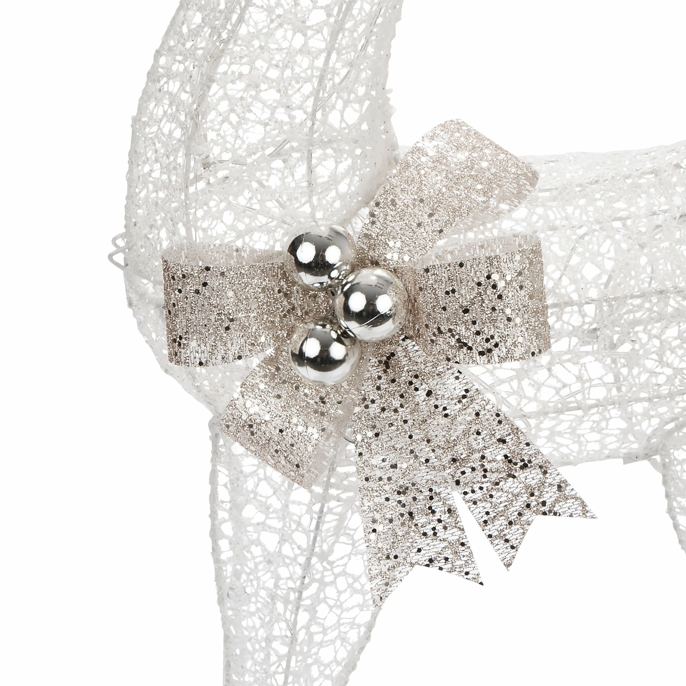 Flash Sale π Alpine Corporation White Mesh Holiday Decor Reindeer Family With LED Lights π - Image 10