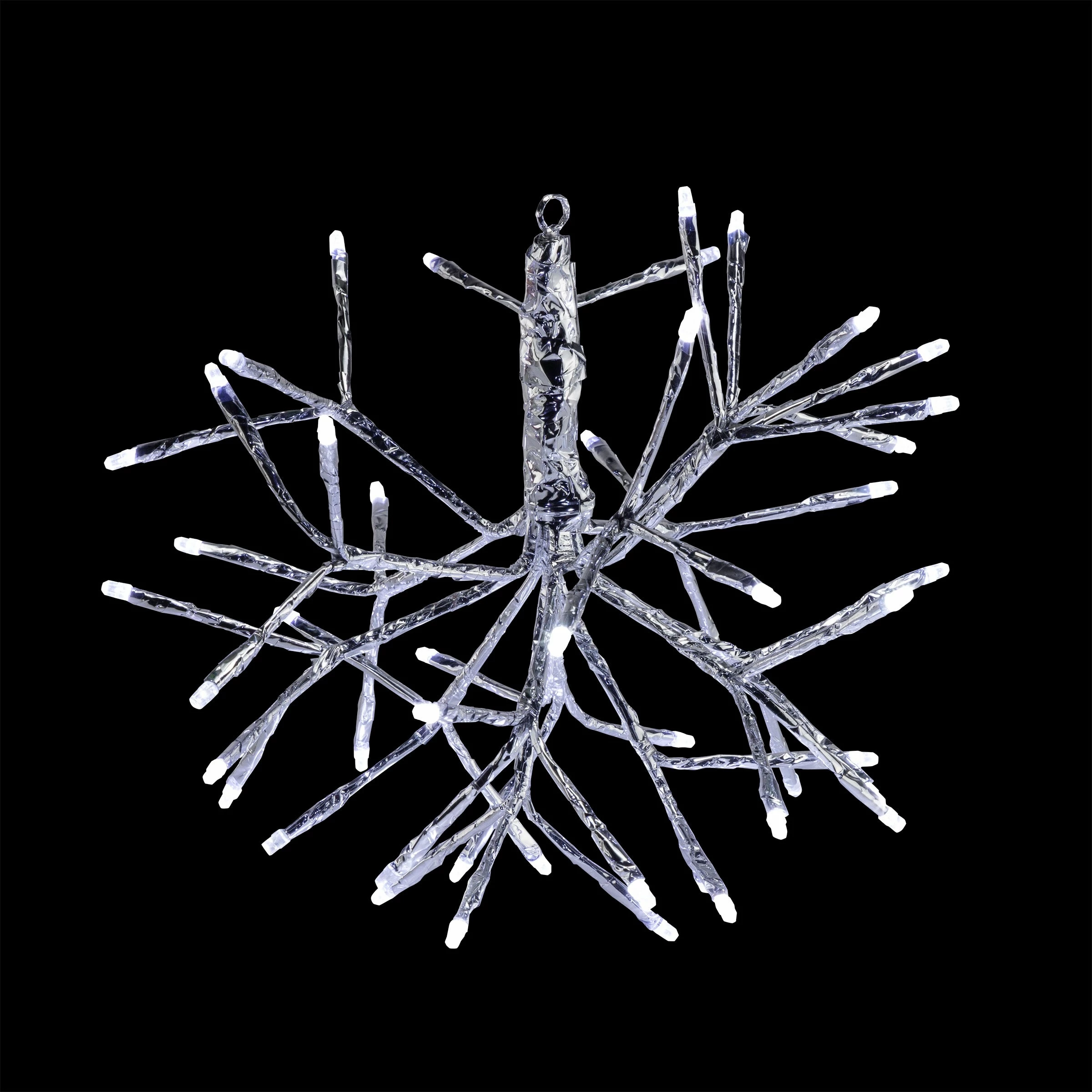 Wholesale π Alpine Corporation 10"H Indoor π Christmas Snowflake Ornament With LED Lights Multi π 6 Wholesale π Alpine Corporation 10"H Indoor π Christmas Snowflake Ornament With LED Lights Multi π - Image 4