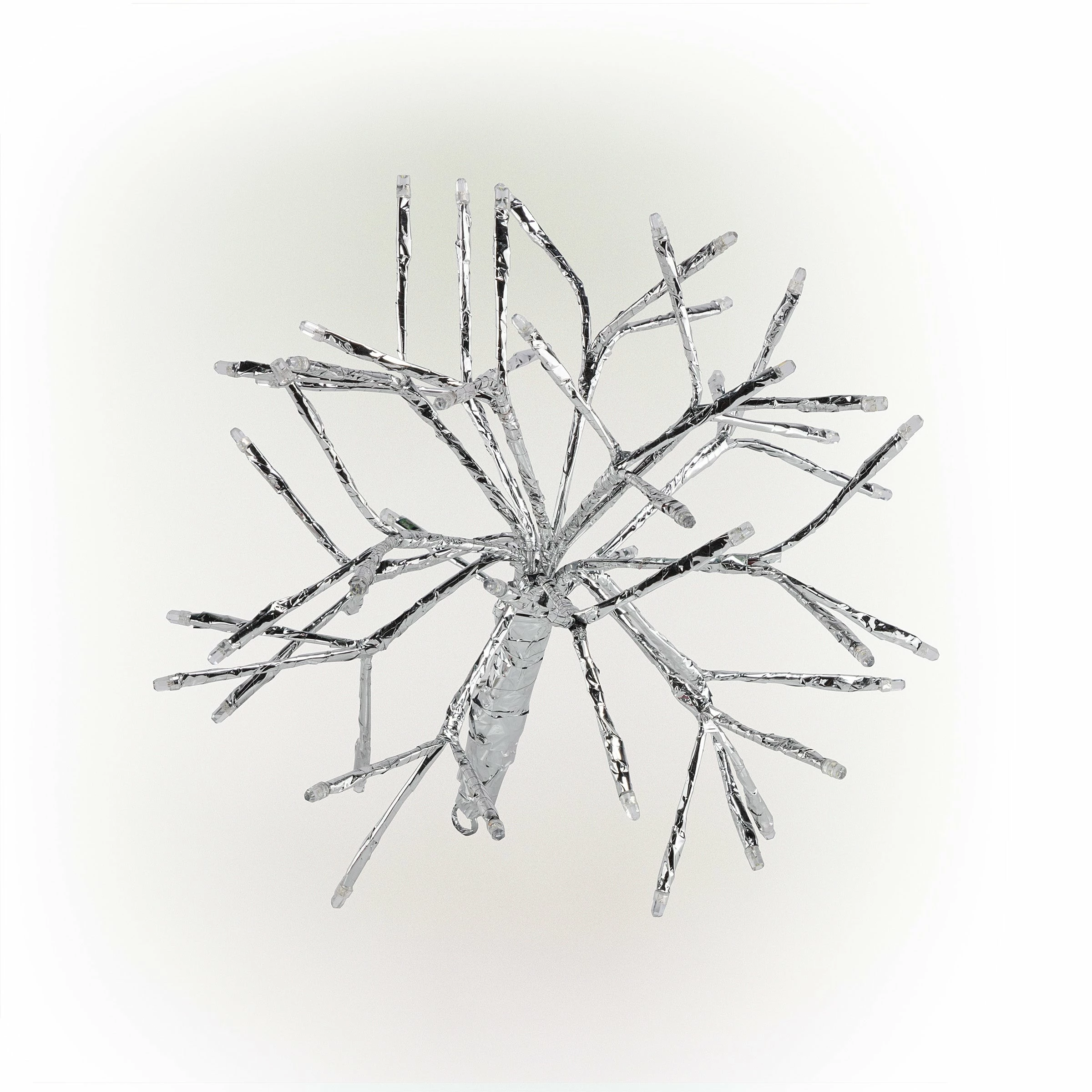 Wholesale π Alpine Corporation 10"H Indoor π Christmas Snowflake Ornament With LED Lights Multi π 9 Wholesale π Alpine Corporation 10"H Indoor π Christmas Snowflake Ornament With LED Lights Multi π - Image 7