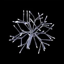 Wholesale π Alpine Corporation 10"H Indoor π Christmas Snowflake Ornament With LED Lights Multi π 24 Wholesale π Alpine Corporation 10"H Indoor π Christmas Snowflake Ornament With LED Lights Multi π -Alpine Corporation Sales Alpine Corporation White Twig Snowflake Ornament with LED Lights 6