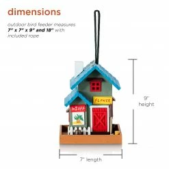 Coupon π Alpine Corporation 9" Tall Outdoor Hanging Colorful Bird Feeder, Flower Shop π 16 Coupon π Alpine Corporation 9" Tall Outdoor Hanging Colorful Bird Feeder, Flower Shop π -Alpine Corporation Sales Alpine Hanging Colorful Bird Feeder2C 9 Inch Tall 2